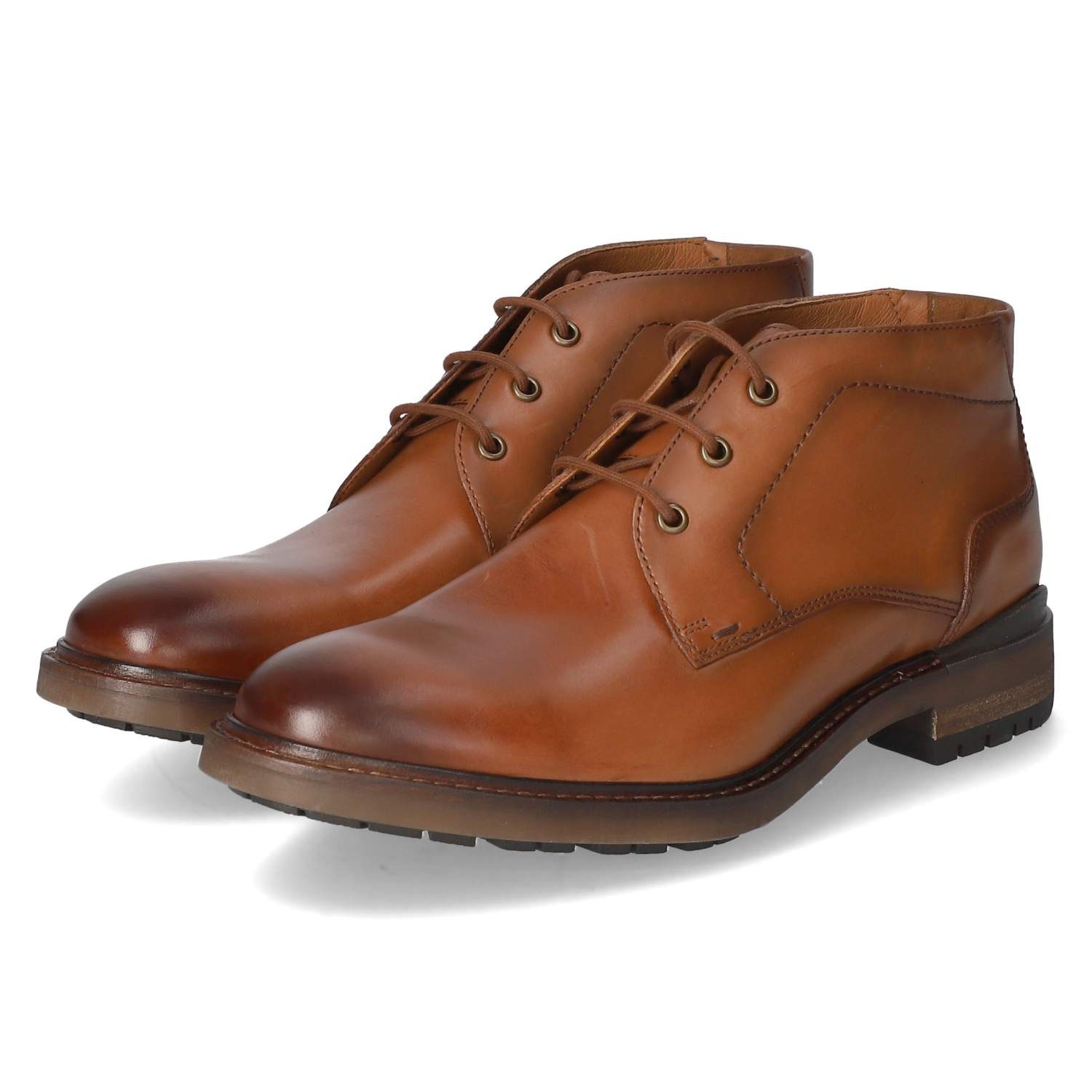 Lloyd Lloyd 2560403 Herren Glattleder beige Schnürstiefel
