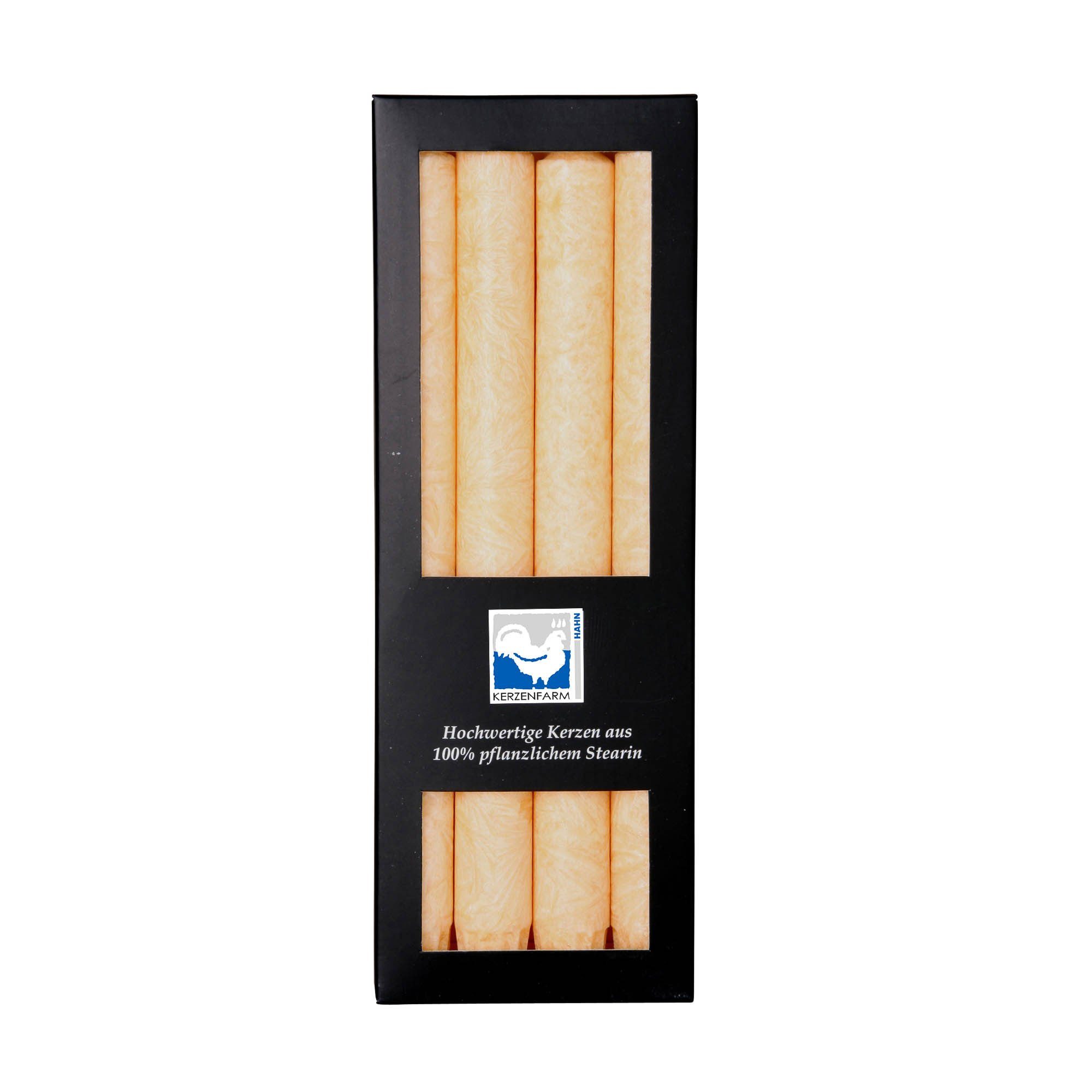 Kerzenfarm Hahn Tafelkerze stabkerze creme 22x250mm günstig online kaufen