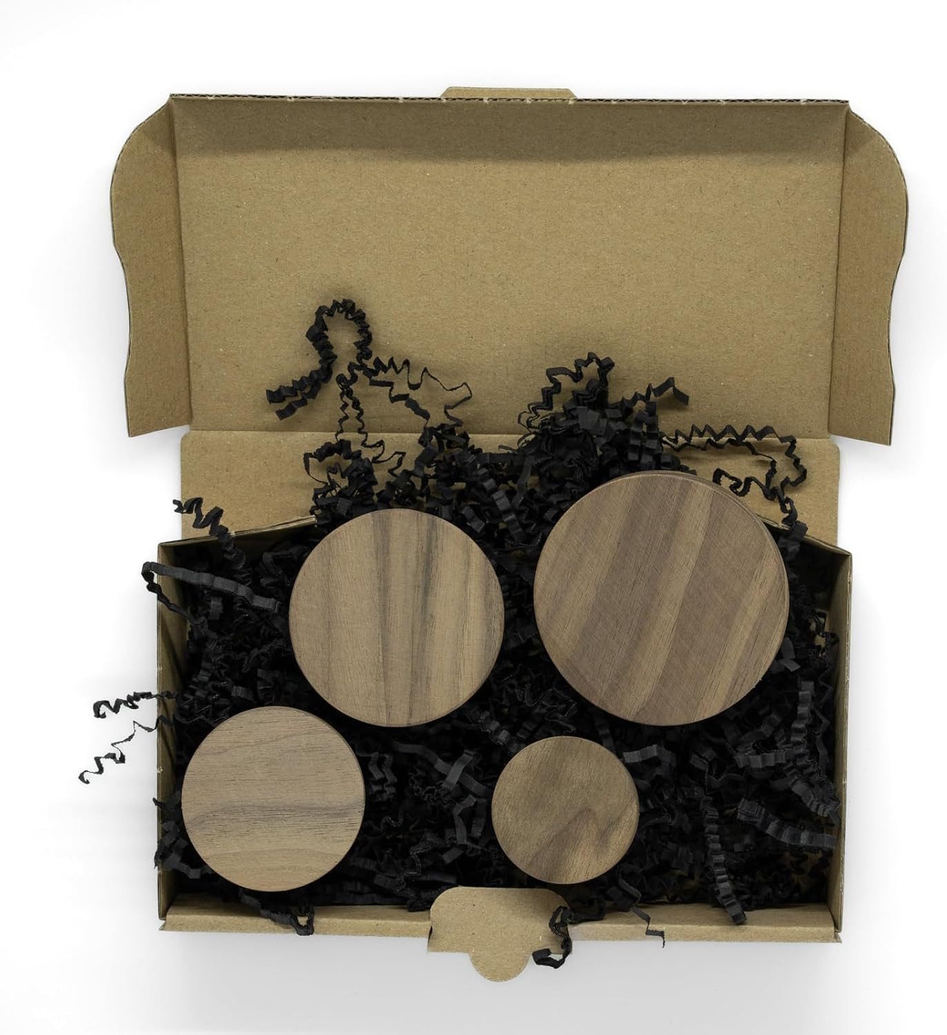 ScandiHooks Wandhaken Runde Wandhaken aus Walnussholz, Flur, Eingang, Einga günstig online kaufen