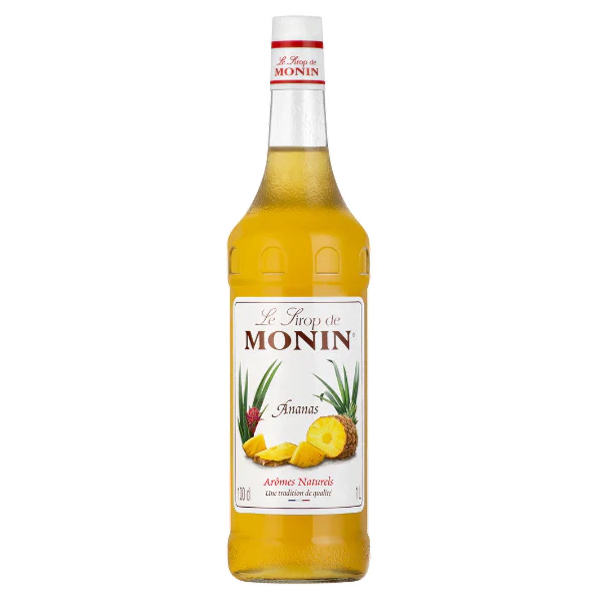 MONIN Getränke-Sirup, Monin Ananas Sirup mit natürlichem Aroma 1000ml