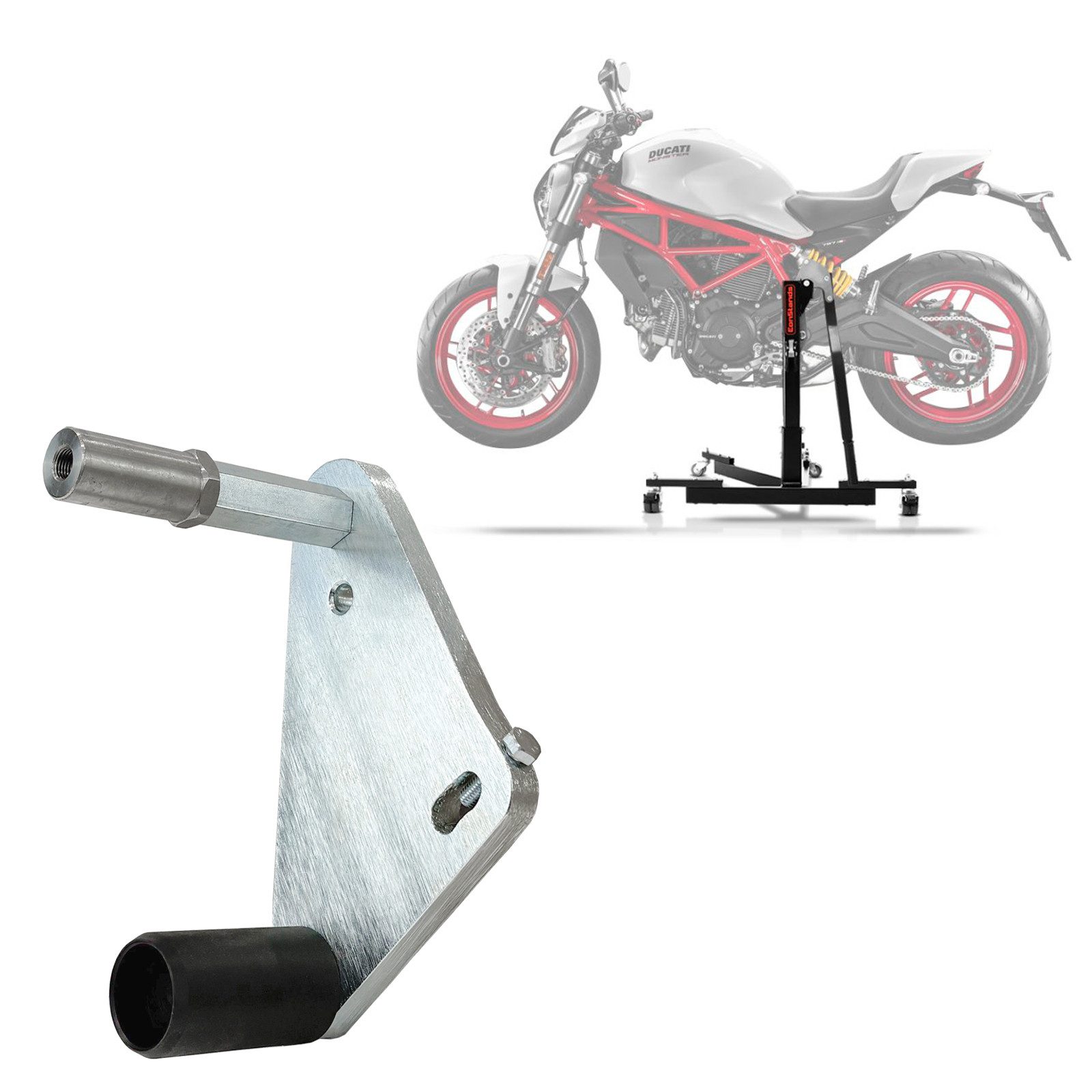 ConStands Motorradheber Adapterplatte für # Power Classic / Evo für Ducati Monster 797 17-20