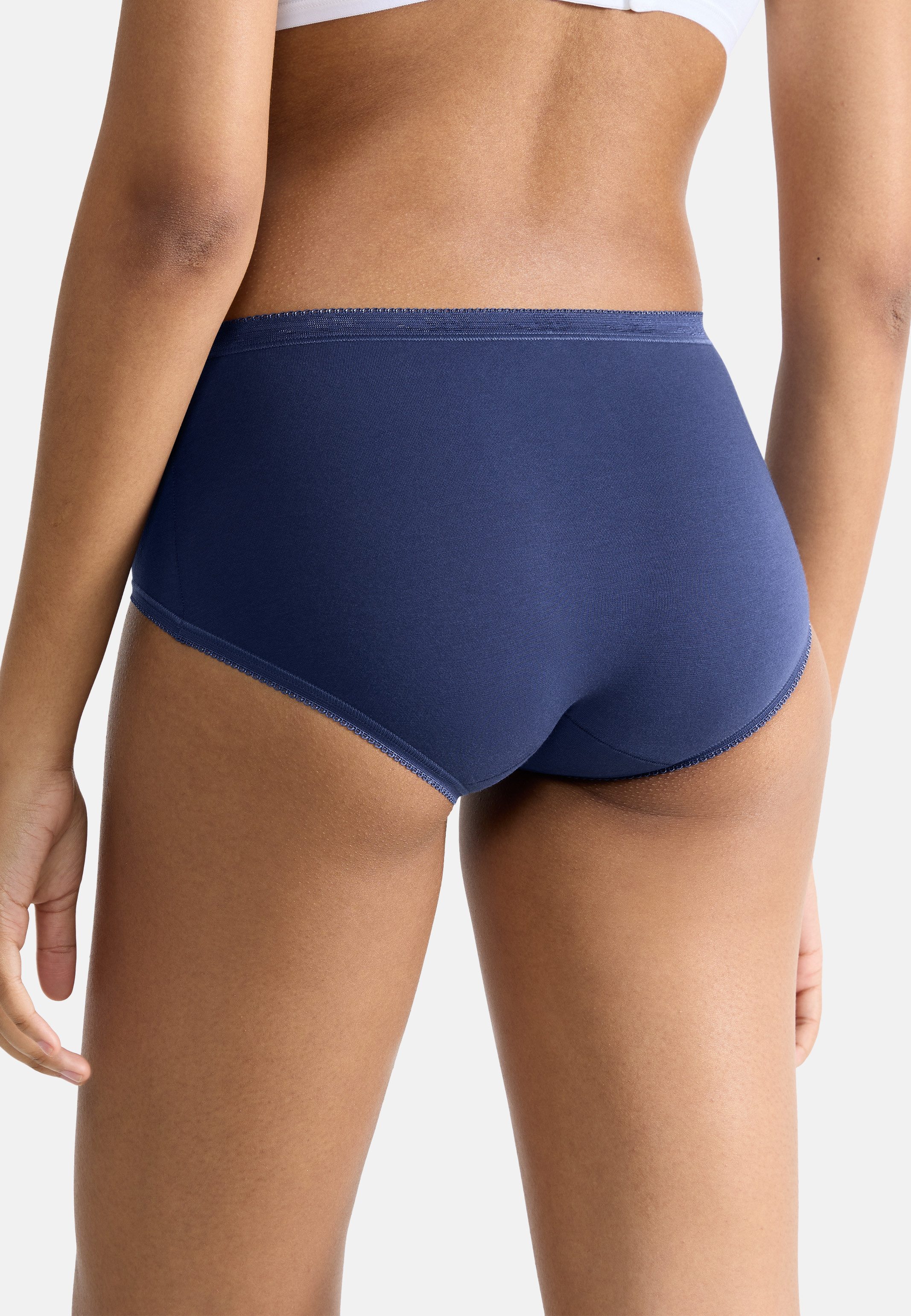sloggi Midislip 6er Pack Basic+ (Spar-Set) Midi Slip - Baumwolle - Atmungsaktiv - Im praktischen Mehrfachpack
