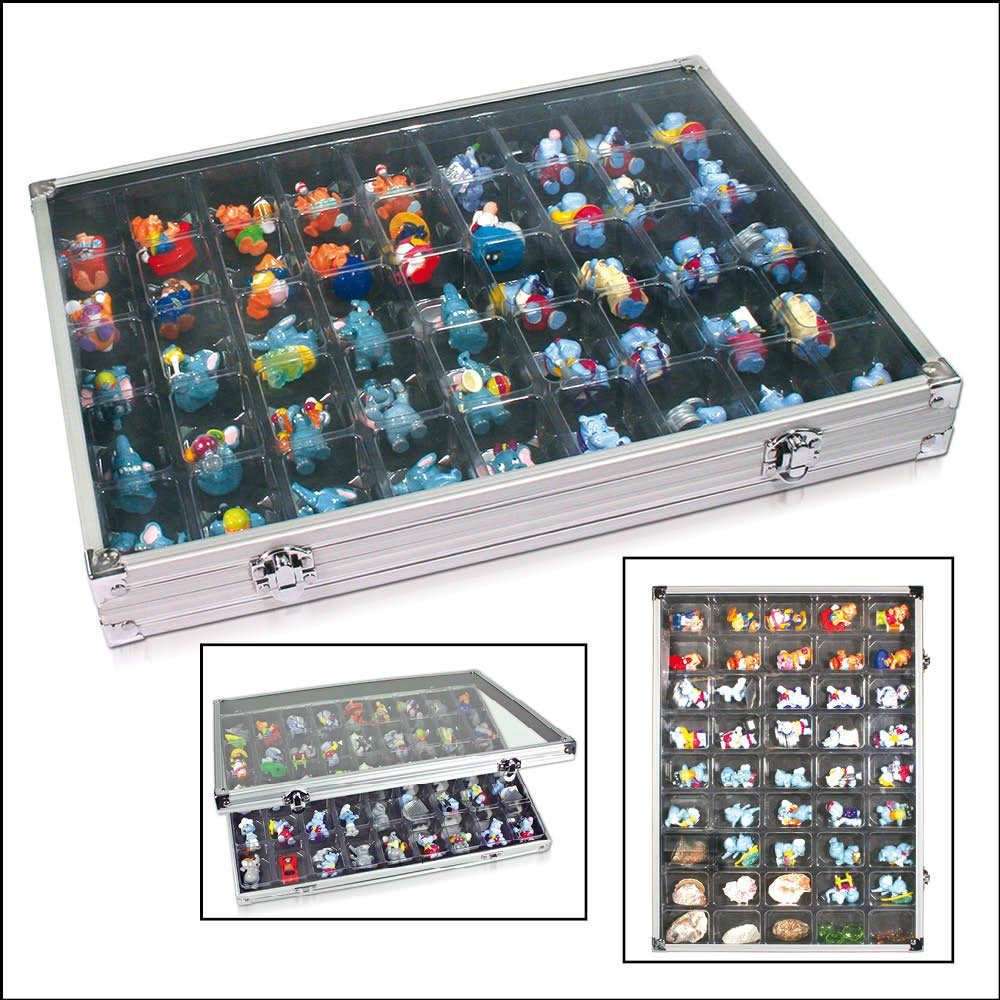 Safe-Album Sammelkoffer Sammelvitrine für Pins, Steine & Orden mit Velours-Einsatz I SAFE