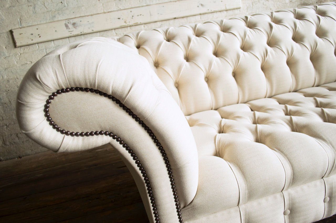 Couch Design Polster Leder Garnitur Sofa Chesterfield Luxus JVmoebel Chesterfield-Sofa, Sitz