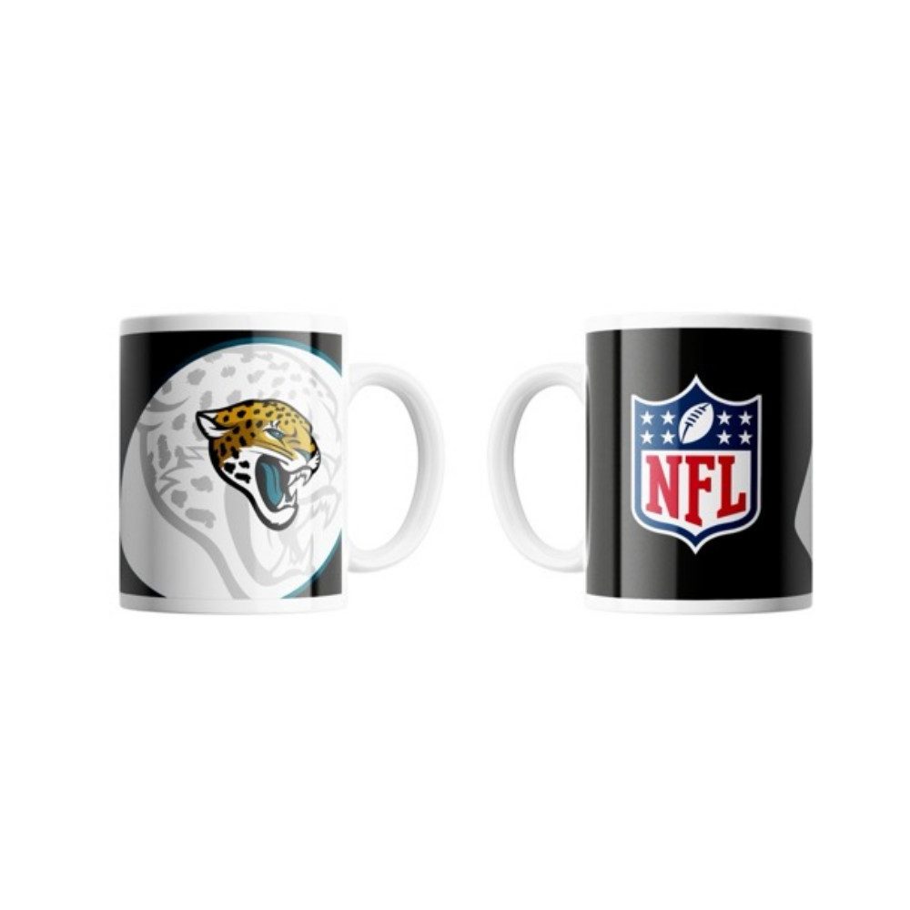 Jacksonville Jaguars Becher Jacksonville Jaguars Mug Shadow Logo & Shield, Keramik