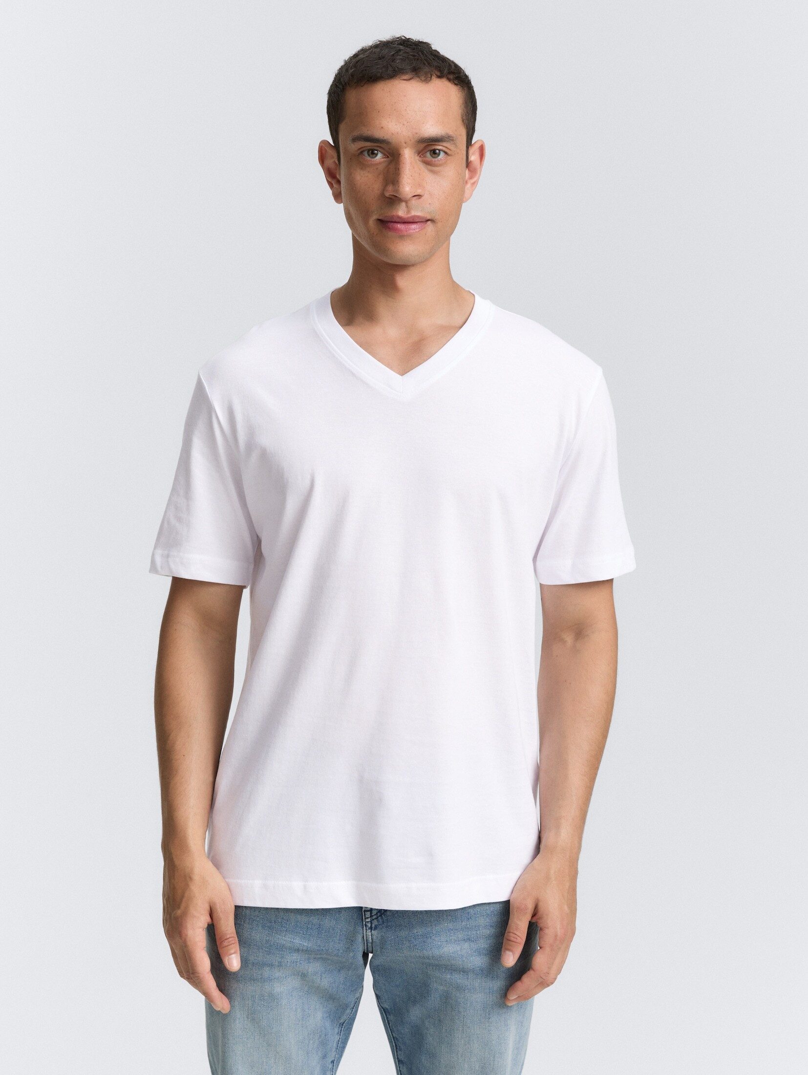 TOM TAILOR T-Shirt T-Shirts mit V-Ausschnitt günstig online kaufen