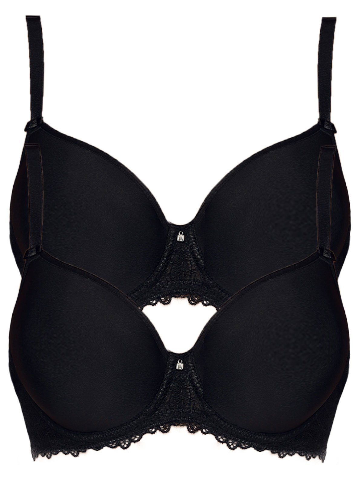 Viania Bügel-BH 204460 (1-tlg) Bügel-BH Leni Spacercups HIGH APEX in Schwar günstig online kaufen