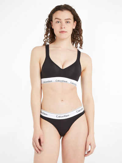 Calvin Klein Underwear Bralette Modern Cotton mit gekreuzten Trägern hinten