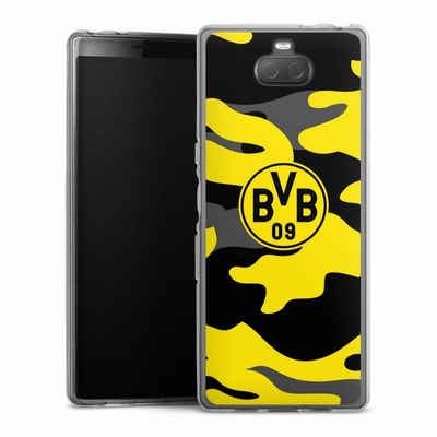 DeinDesign Handyhülle BVB Borussia Dortmund Fanartikel BVB Camo, Sony Xperia 10 Silikon Hülle Bumper Case Handy Schutzhülle