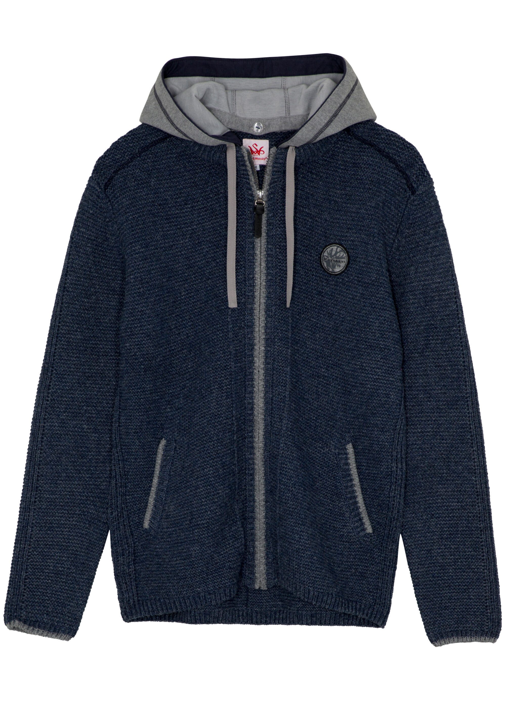 Spieth & Wensky Trachtenstrickjacke Echo (1-tlg) im unifarbenen Design