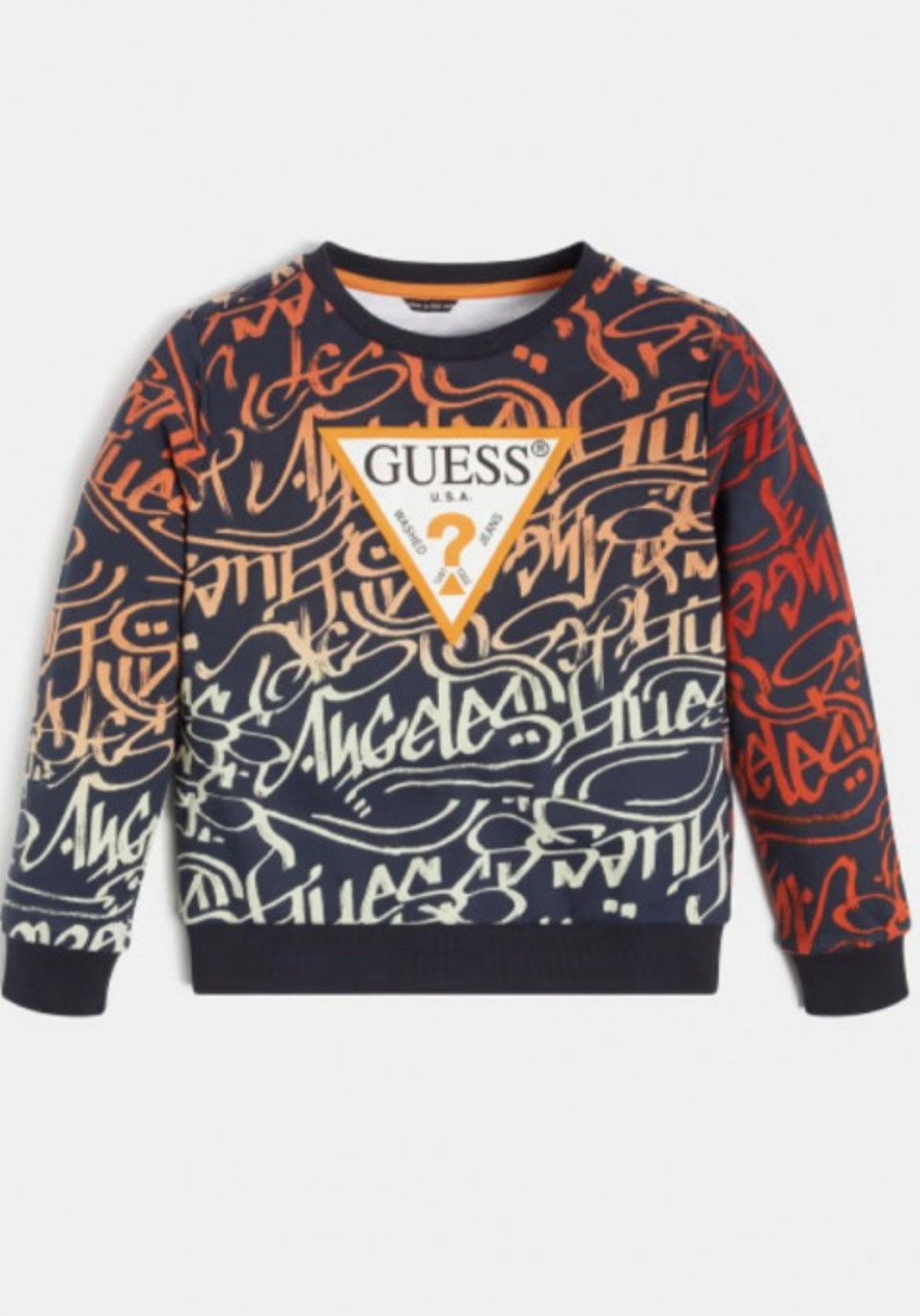 Guess Kids Sweater Guess Sweatshirt für Jungen, aus 100 % Baumwolle
