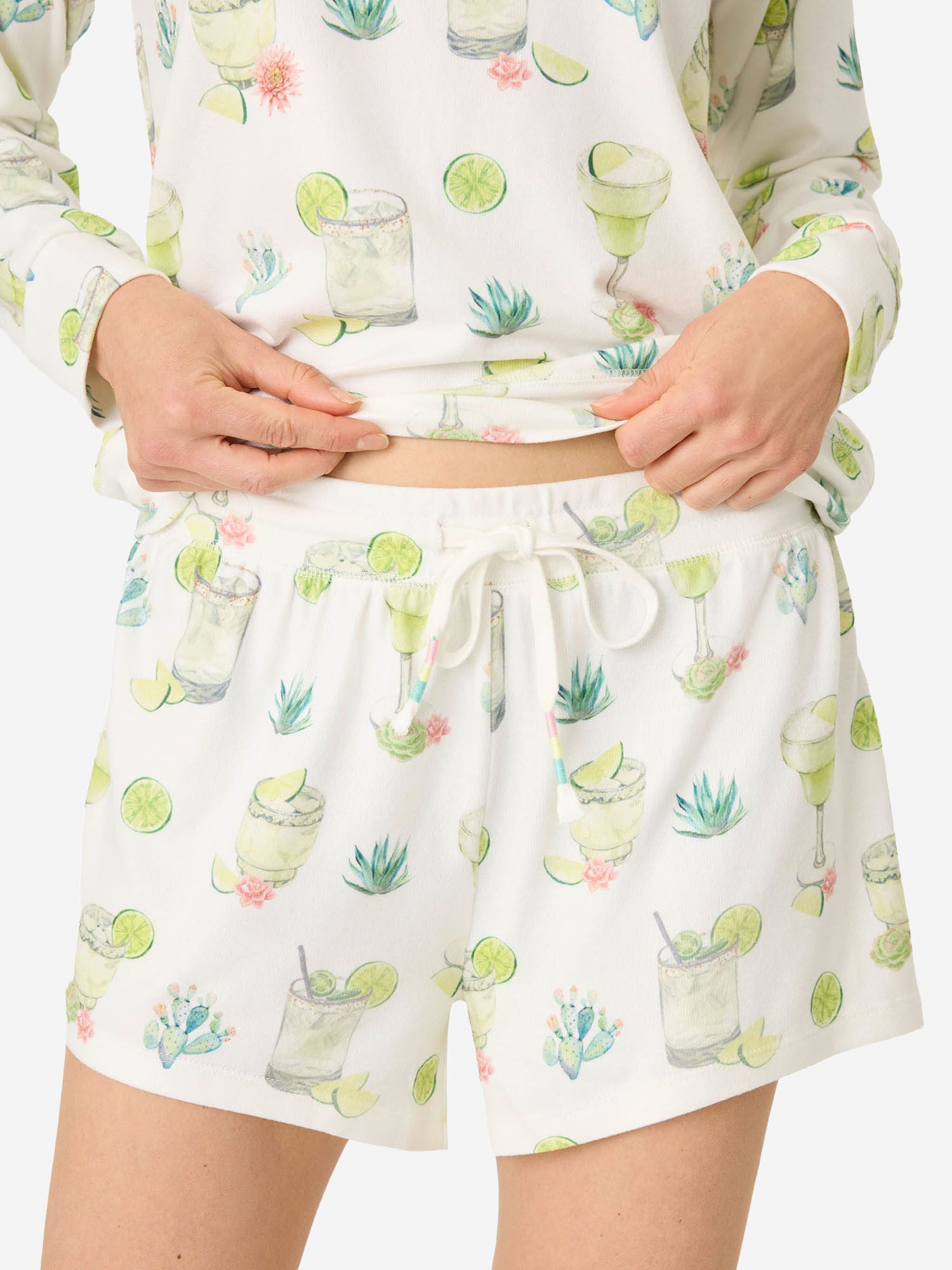 PJ Salvage Pyjamashorts Limes & Sunshine sleepwear schlafmode schlafanzug