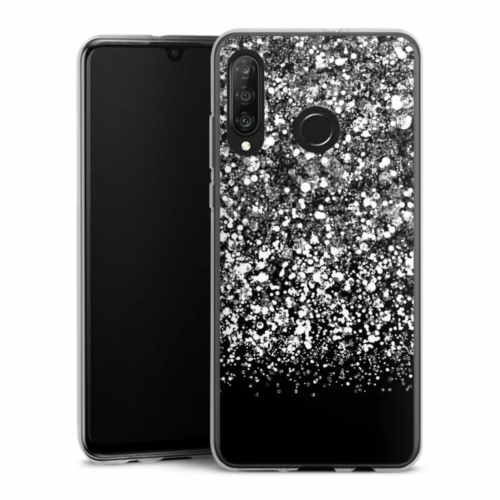 Huawei P30 Pro Hülle Aus Weichem Silikon Mit Diamant-Glanz – Perfekt Für Mädchen & Frauen | Blau
