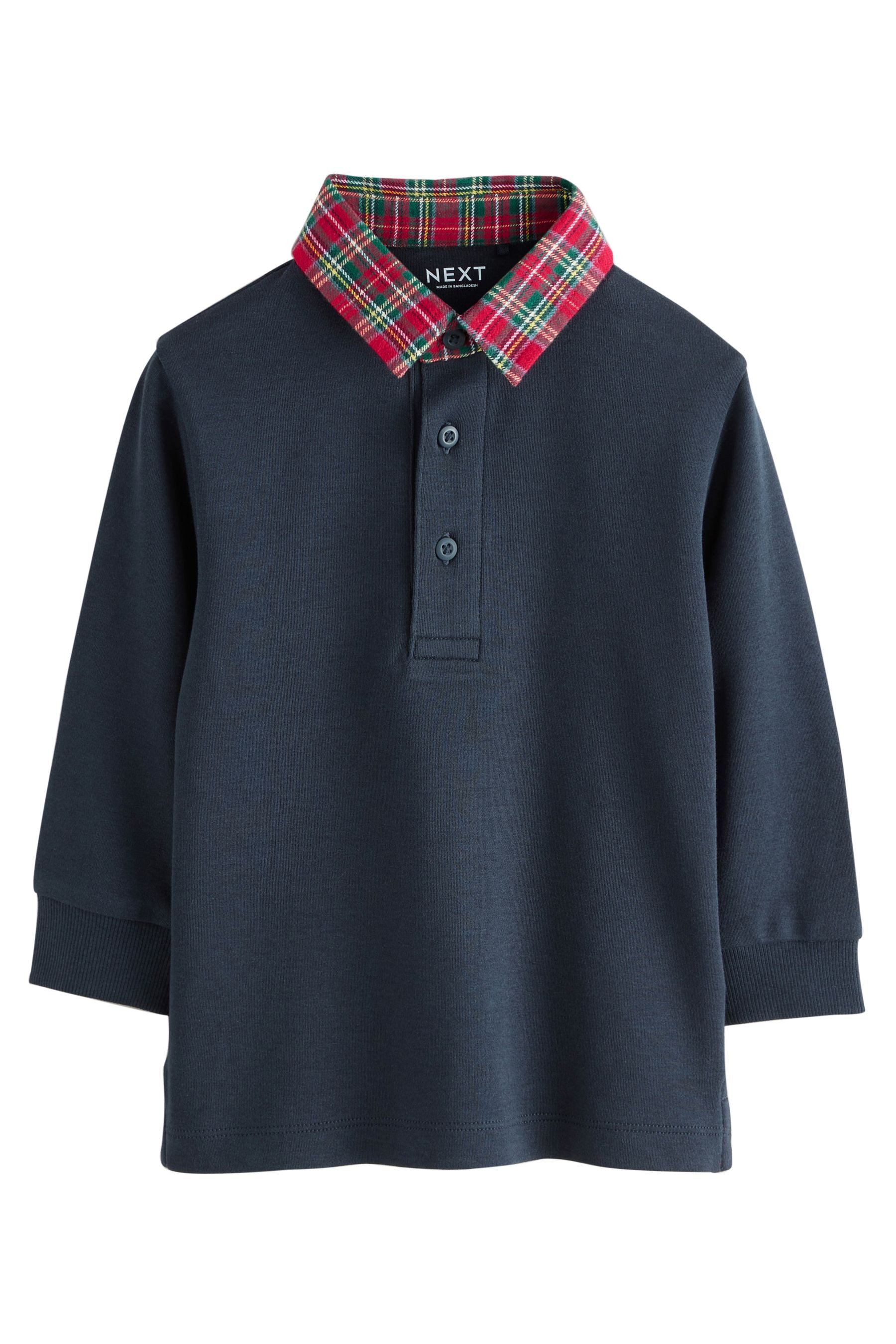 Next Langarm-Poloshirt Langärmeliges Polo-Shirt (1-tlg) günstig online kaufen