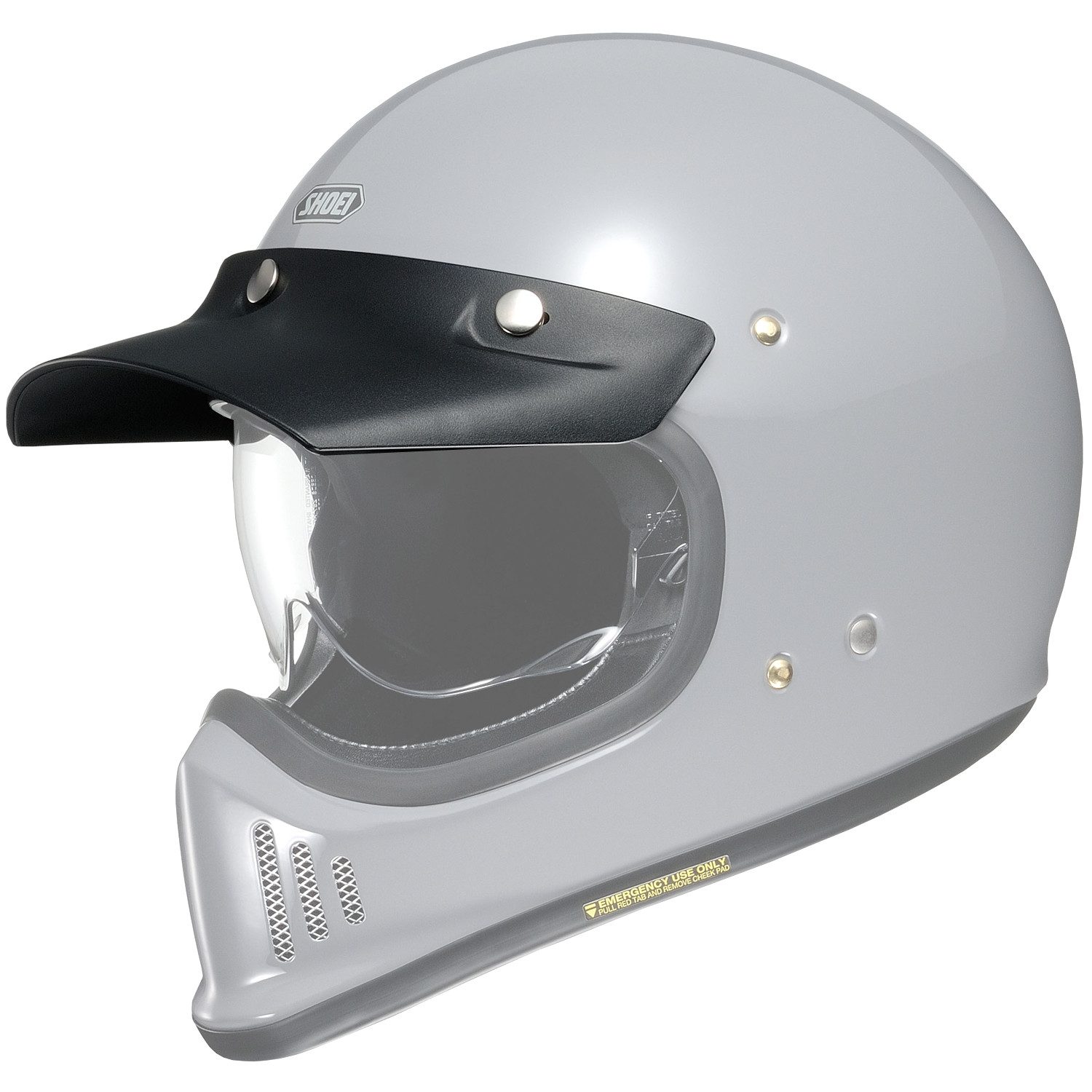 Shoei Motorradhelm Shoei EX-Zero Helmschirm schwarz