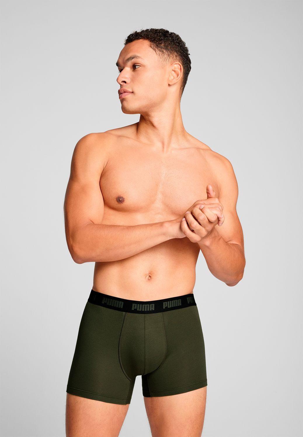 PUMA BODYWEAR Boxershorts (Packung, 3-St) mit Marken-Logo im Bund günstig online kaufen