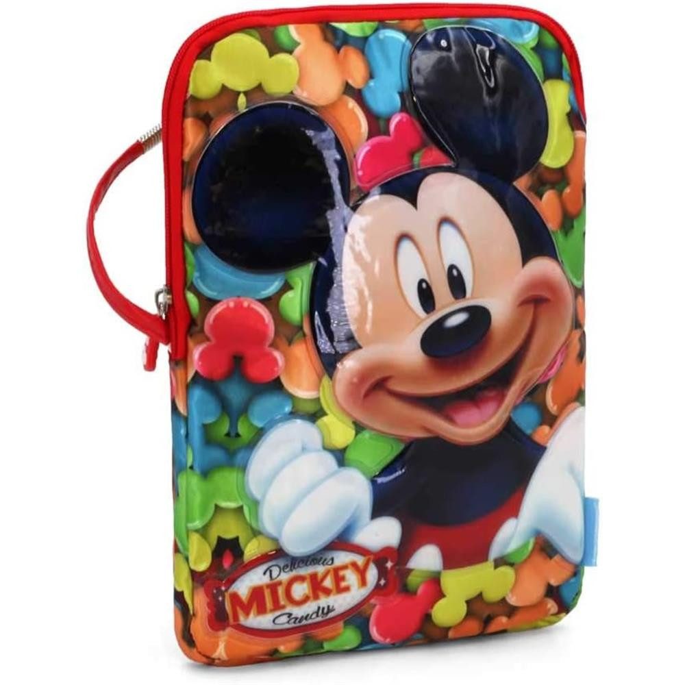 Karactermania Schultertasche Disney Micky Maus Delicious Tablet Schultertasche Rot, Einzelfach mit Reißverschluss
