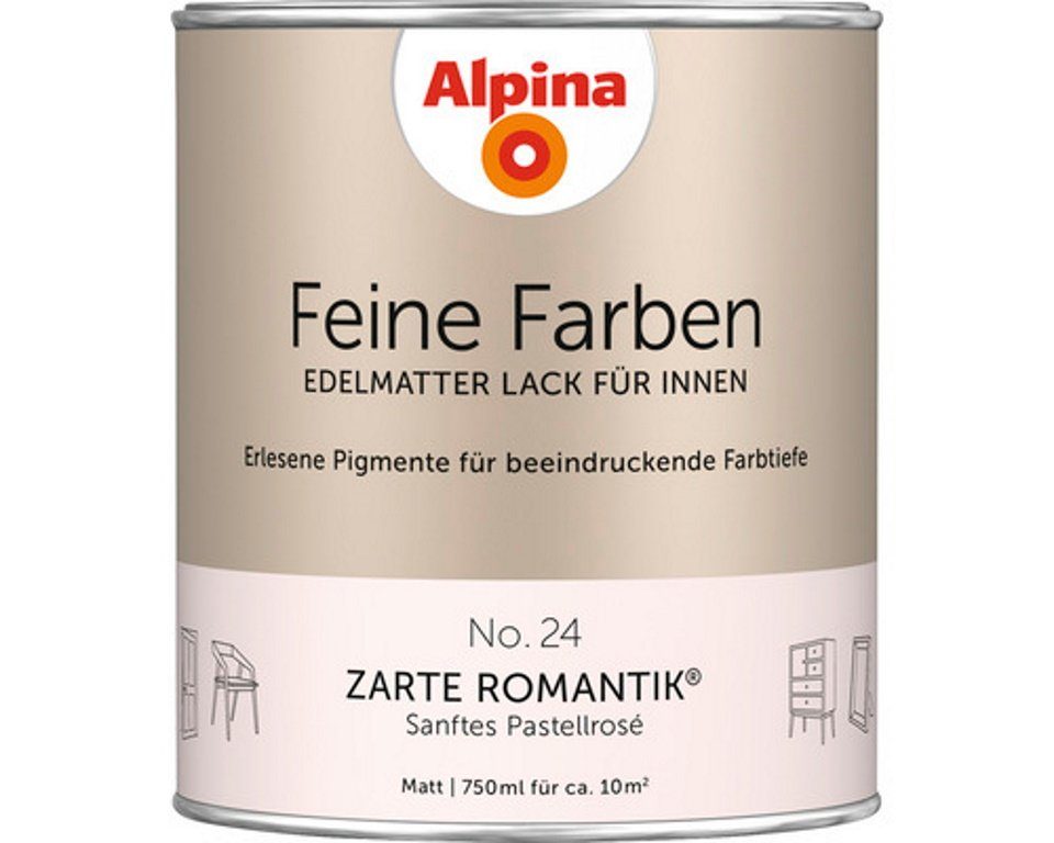 Alpina Lack Feine Farben 750 ml No. 24 Zarte Romantik