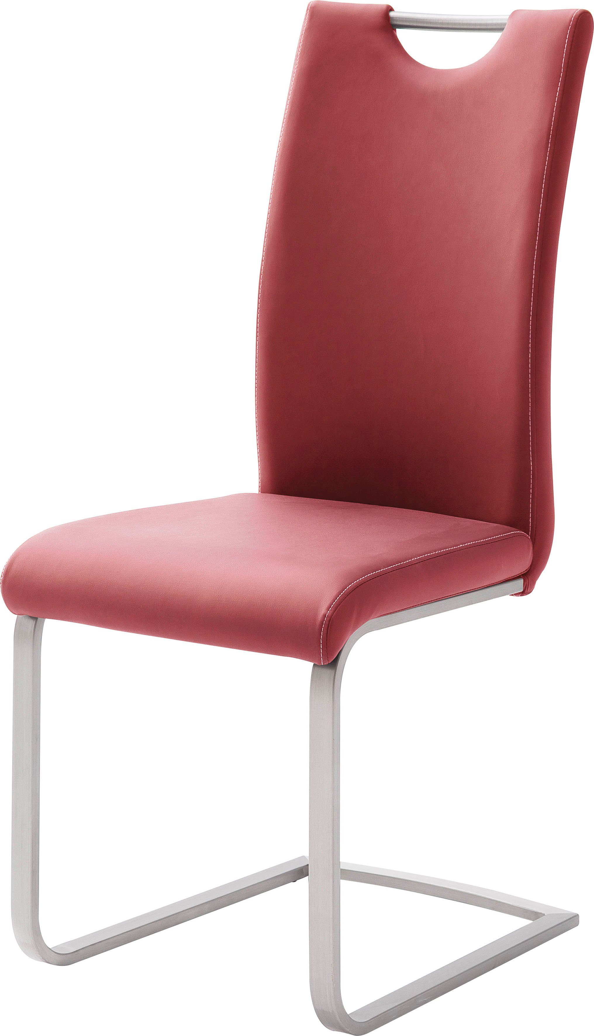 kg Stuhl bordeaux | Freischwinger Paulo bordeaux 120 furniture bis 4 belastbar St), (Set, MCA