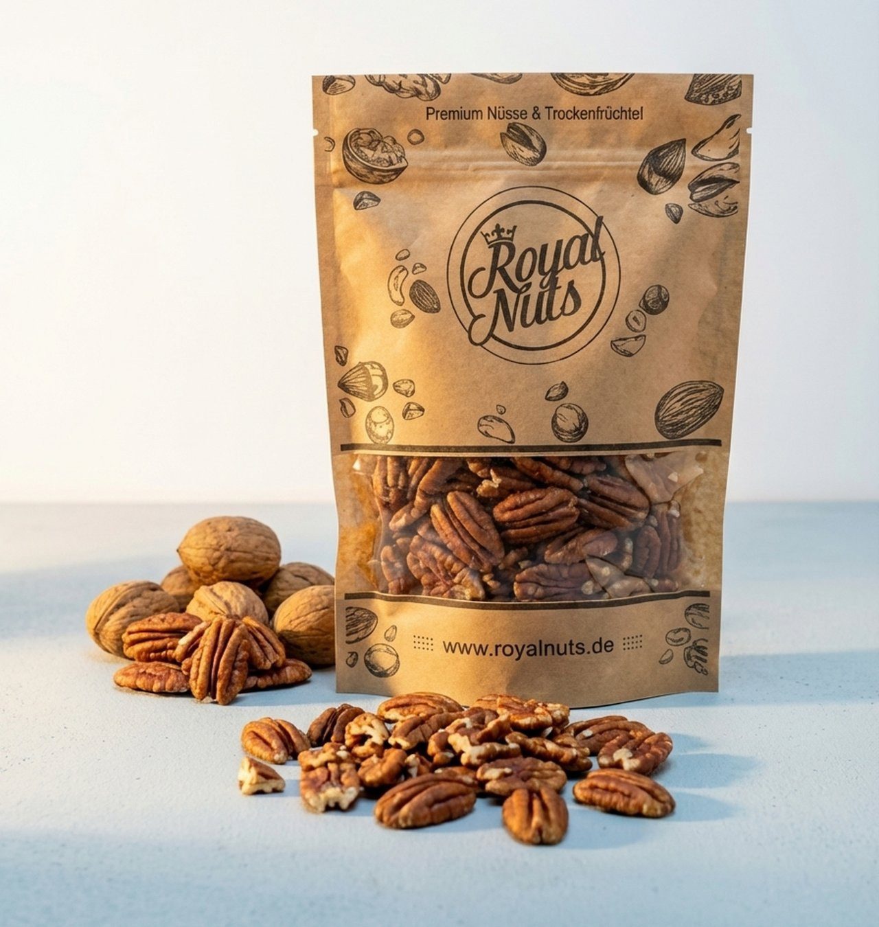 Royalnuts Genuss GmbH Nüsse 500g Pecannüsse, Royalnuts