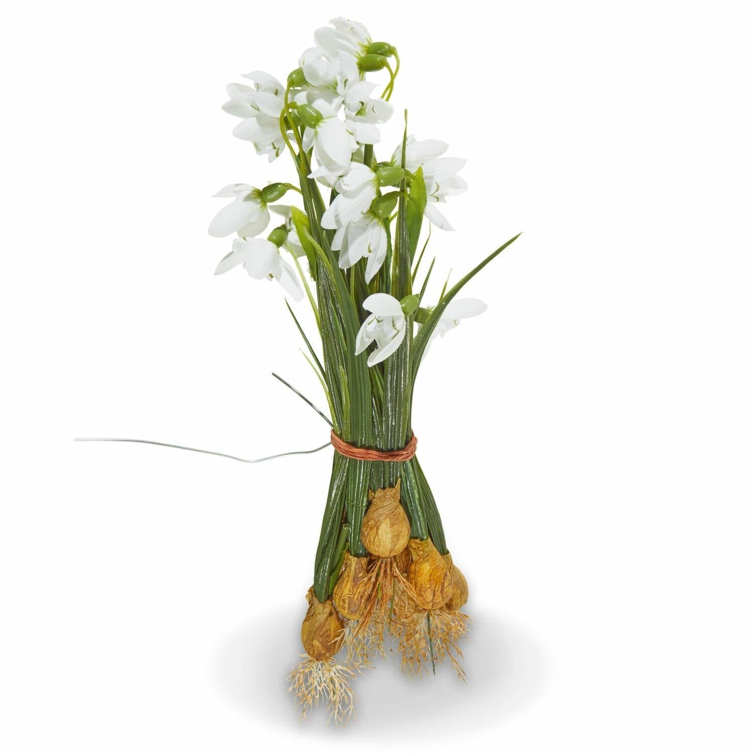 weiß/grün, Set Deko-Blume Kunstblume cm Mirabeau, Willmare 27.0 Höhe 12er