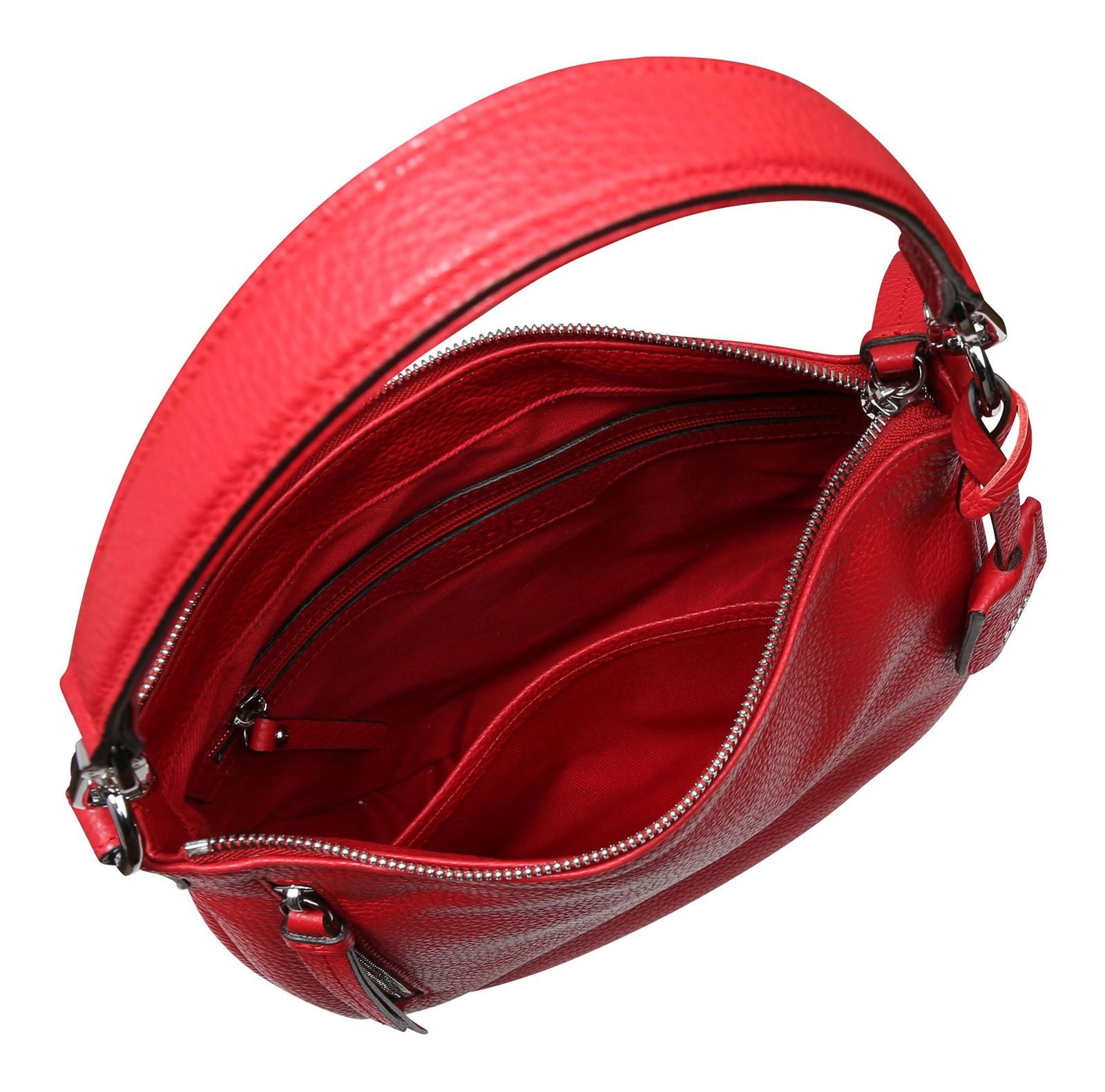 Abro Schultertasche Hobo Bag Juna, aus echtem Rindsleder