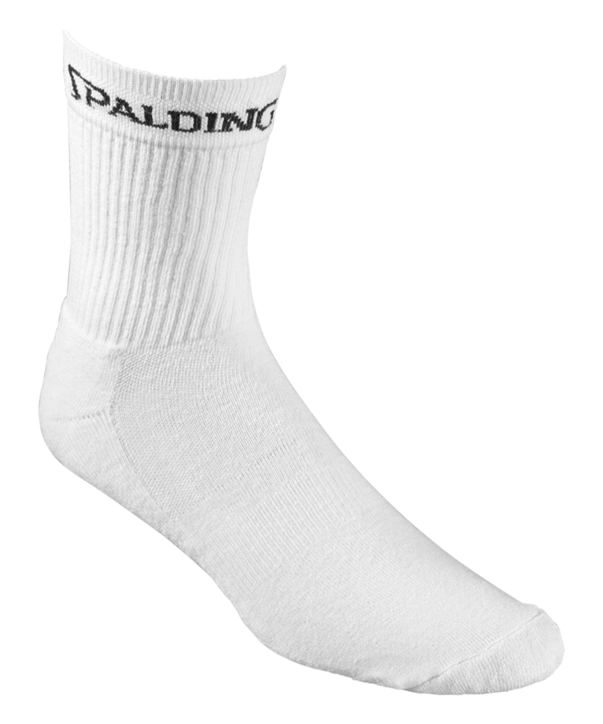 Spalding Sportsocken Spalding Mid Cut 3 Paar Socken Sportsocken Baumwolle