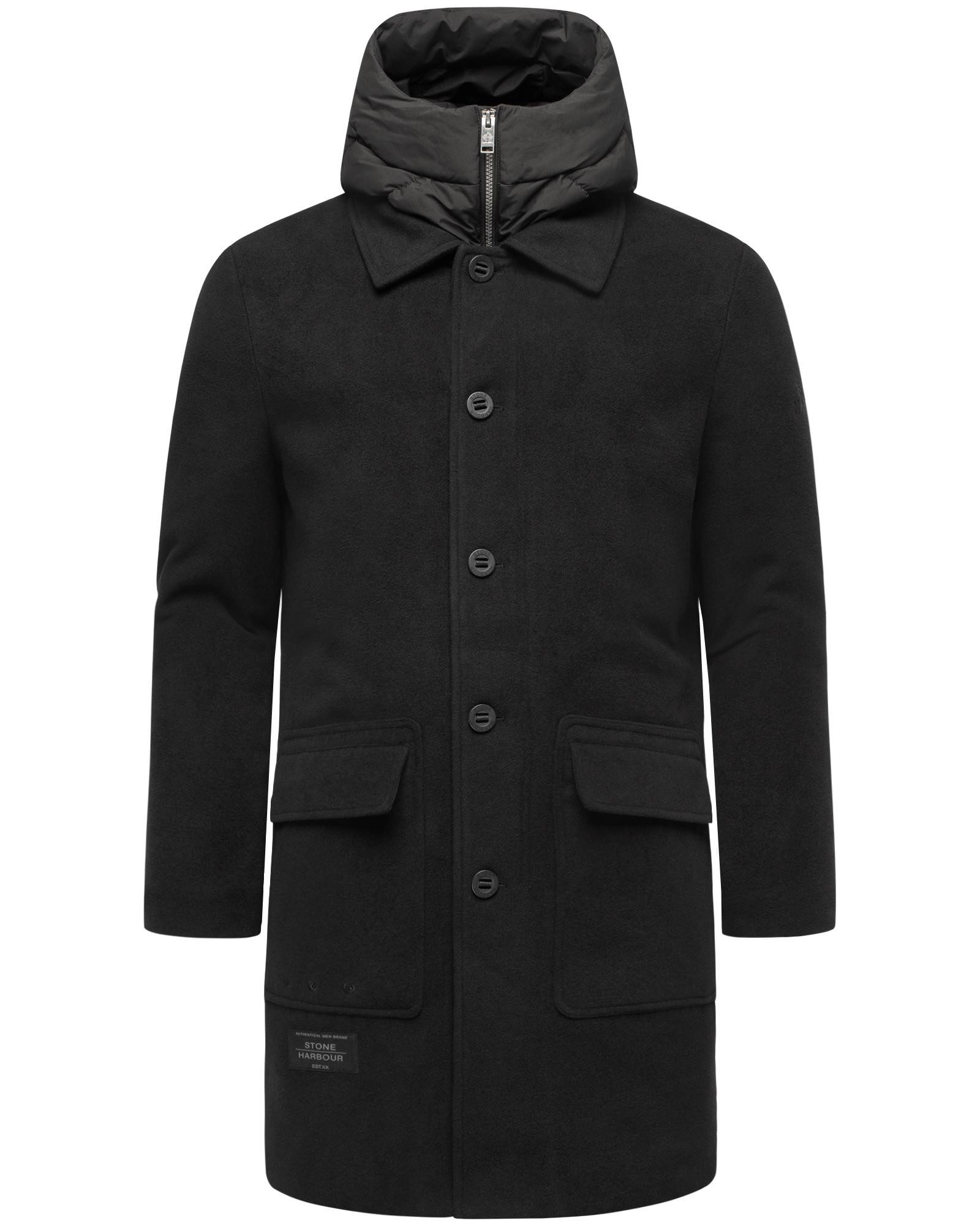 Stone Harbour Trenchcoat Thiagoo XX Kurzmantel in Wollmantel-Optik mit hera günstig online kaufen