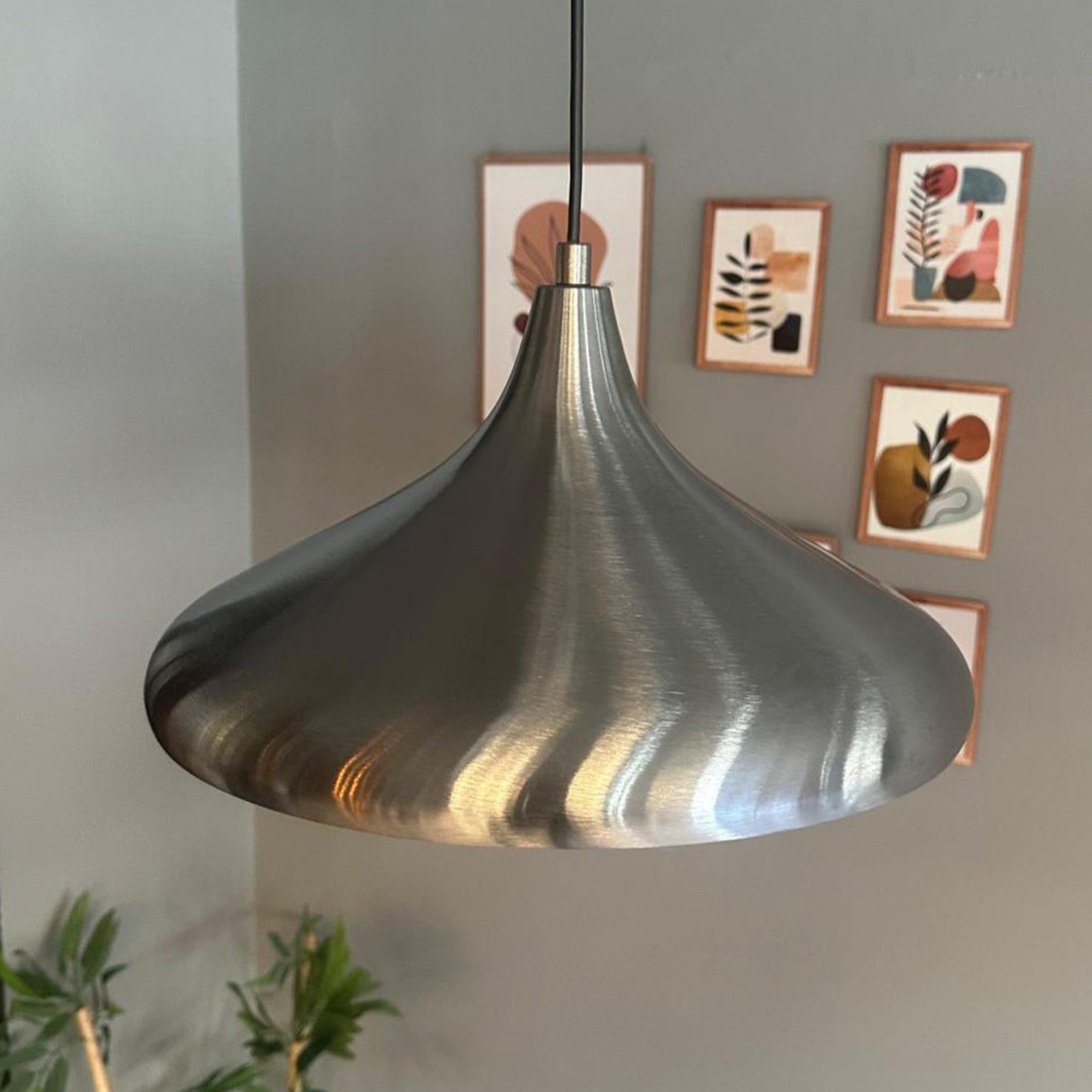 Bamyum Pendelleuchte Bamyum Pendelleuchte Durchmesser 35 cm E27 Metall Mode günstig online kaufen