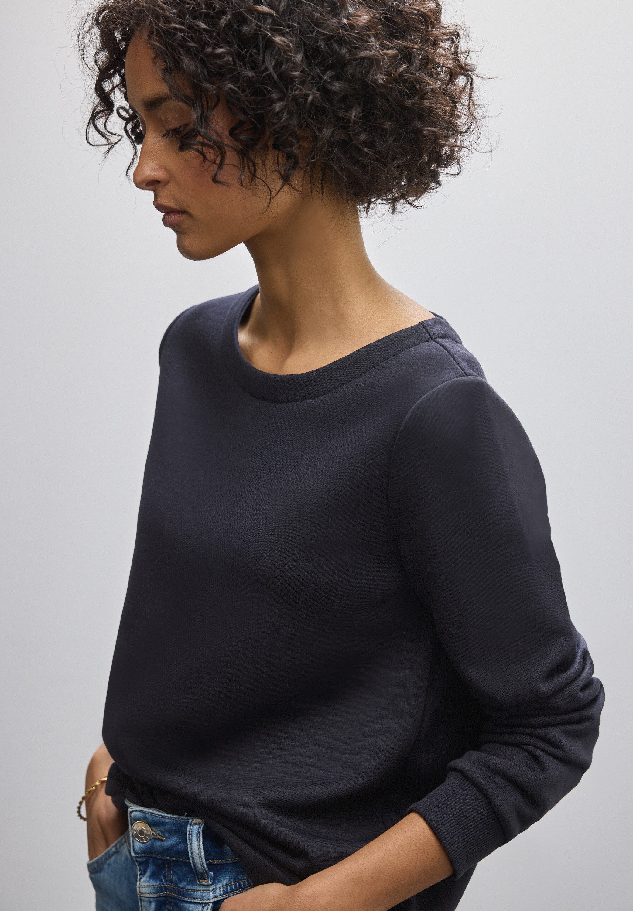STREET ONE Sweatshirt im soften Baumwoll-Mix