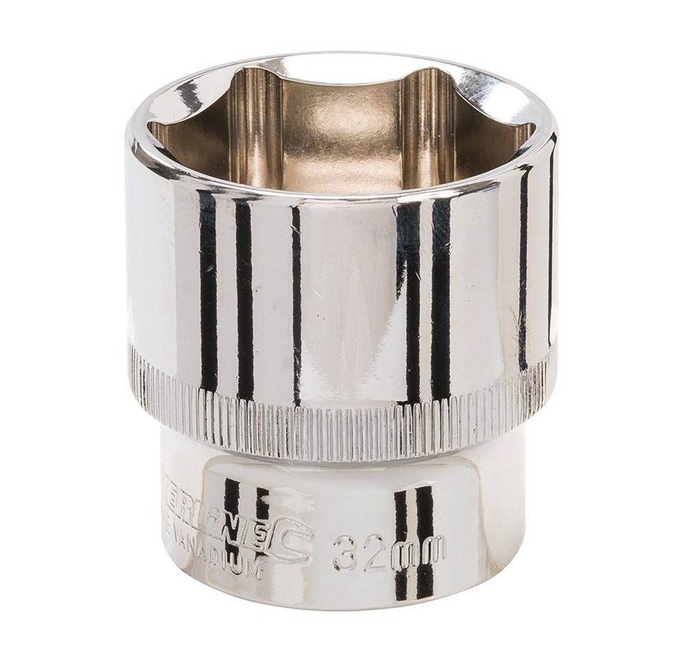 Thumbnail - Steckschlüssel Sechskant Steckschlüsseleinsatz metrisch 1/2-Zoll-Antrieb 32 mm Nuss