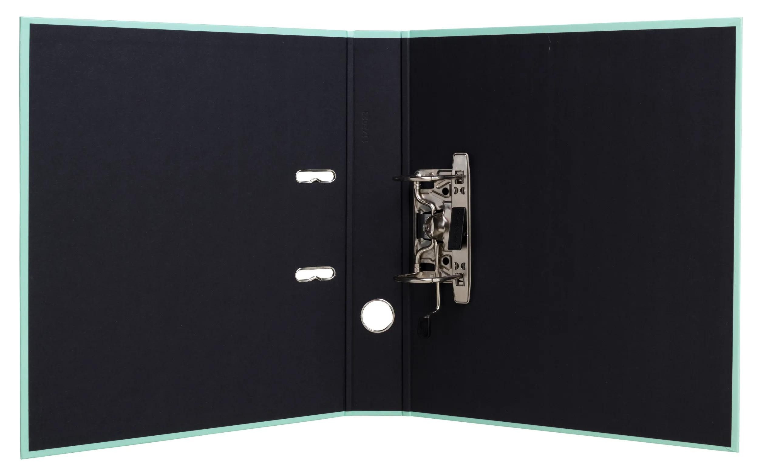 EXACOMPTA Aktenordner 10x Ordner Prem'Touch A4, Rücken 50mm, Aquarel - Pastellgrün - 53468E, Ordner Papier Kollektion