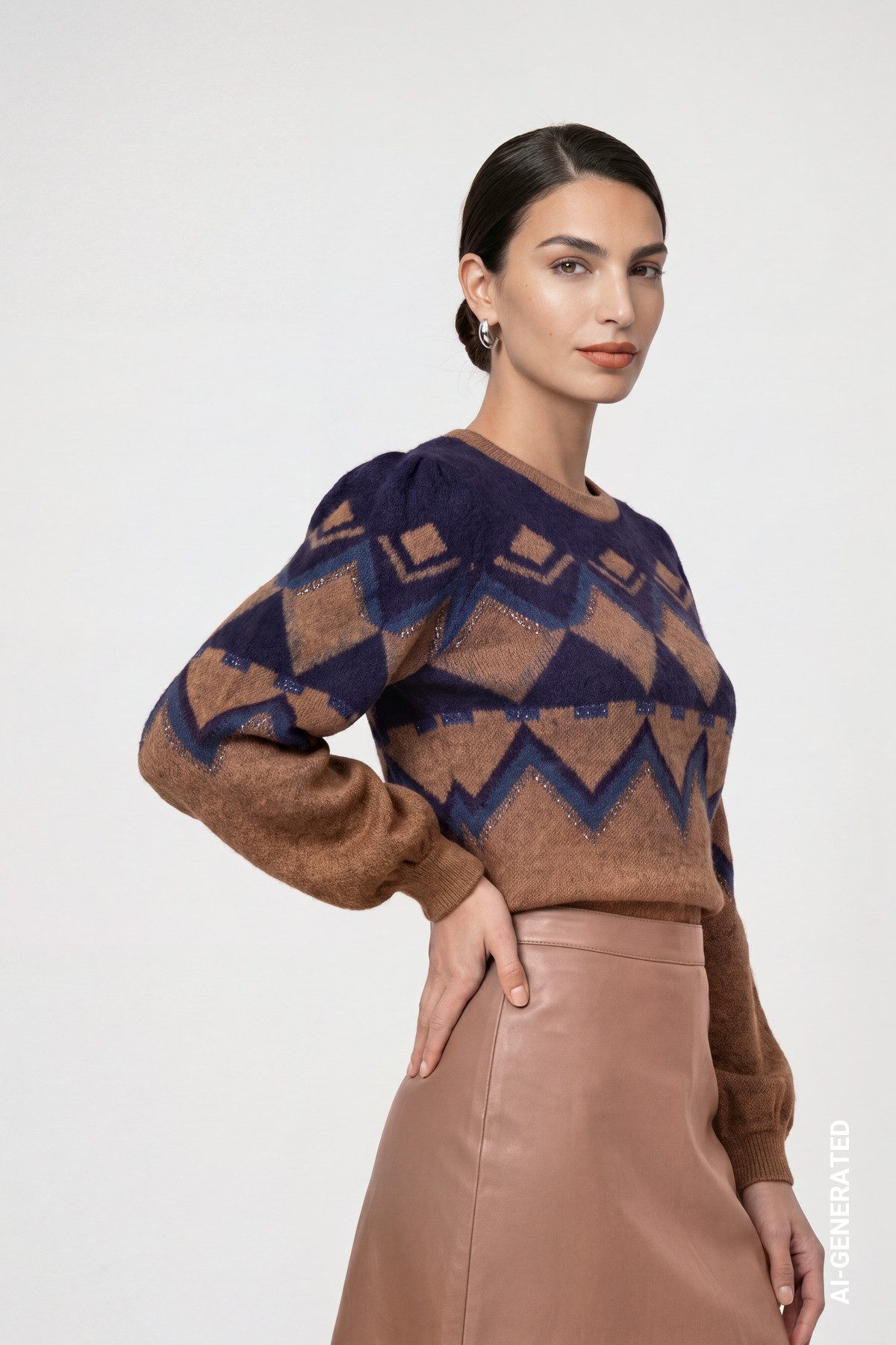 Monari Norwegerpullover Regular fit mit Norwegermuster, Norwegerpulli ...