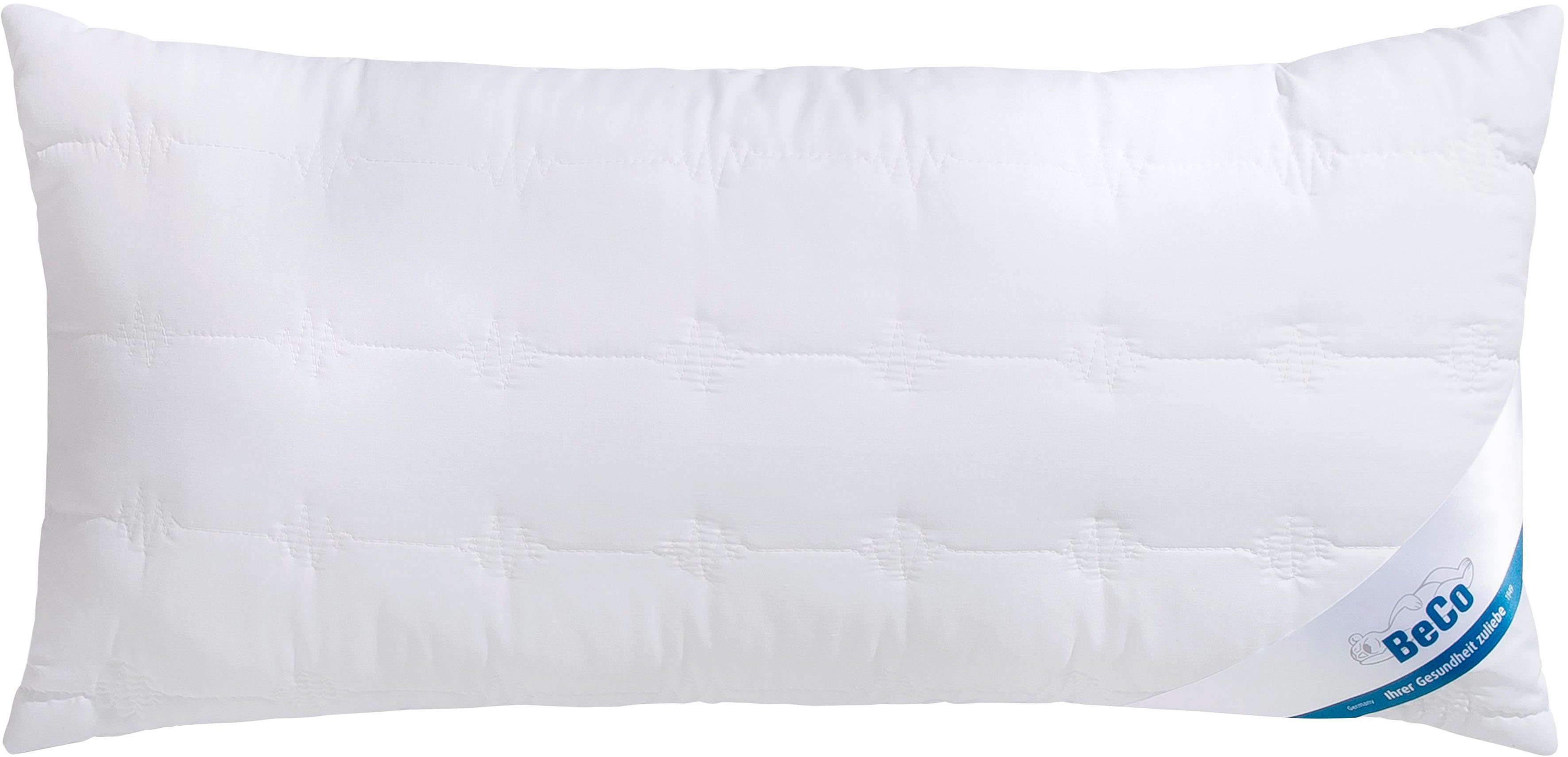 Beco Synthetikkopfkissen Double DeLuxe, Bezug: Microfaser-Lyocell-Feingeweb günstig online kaufen
