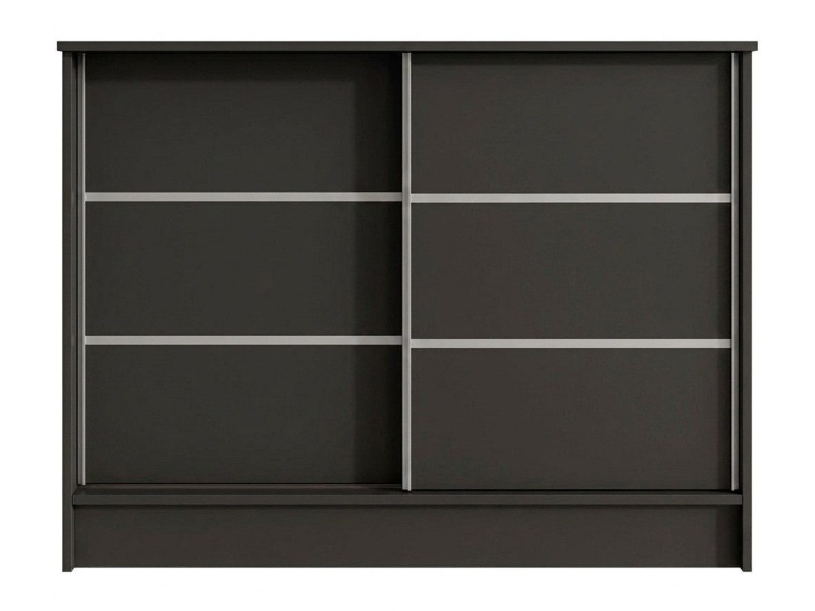 Beautysofa Kommode MIRELA mit 2 Schiebetüren (in 100 cm, 120 cm oder 160 cm, verschiedene Farben), mit dekorativen Sprossen – Bild 5 von 5