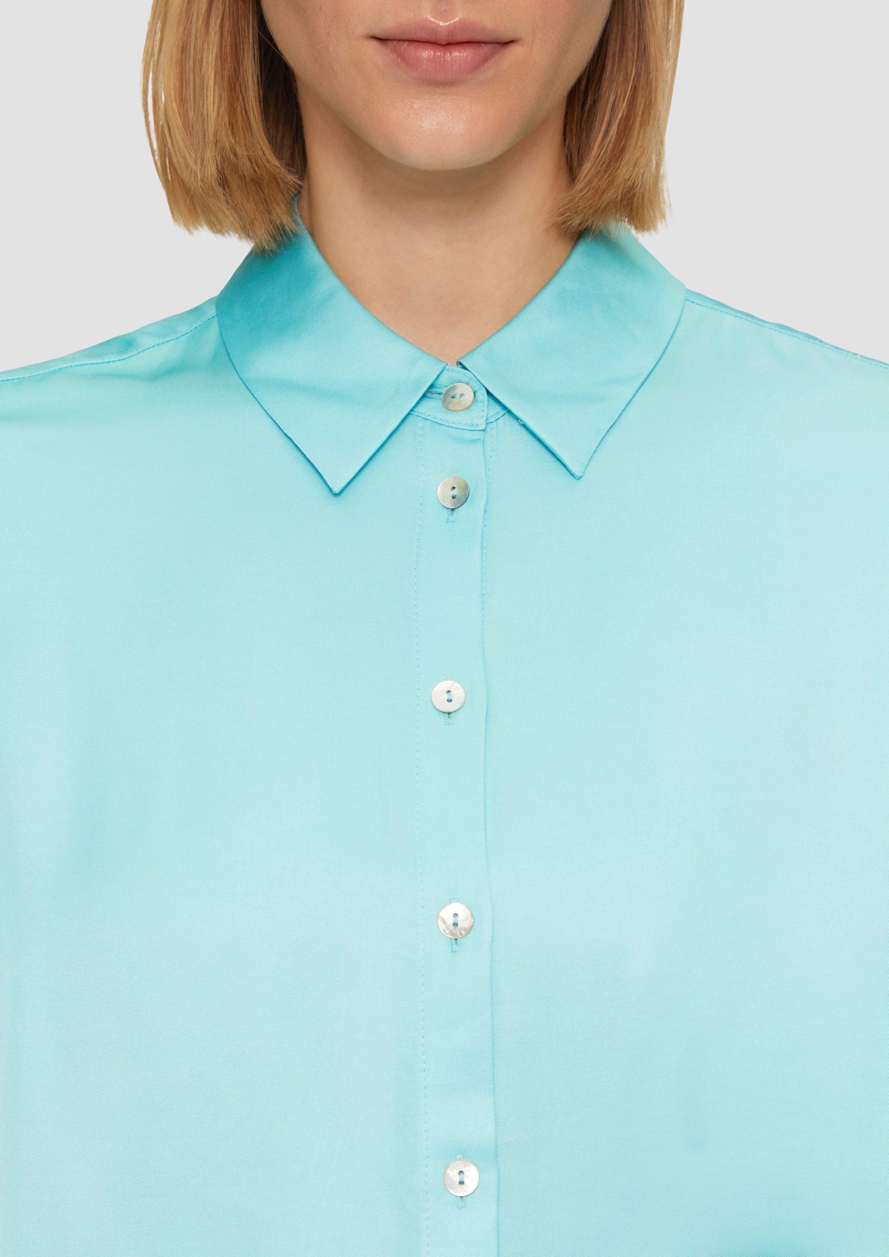 s.Oliver BLACK LABEL Langarmbluse Longbluse aus günstig online kaufen