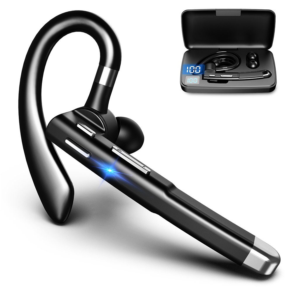 GelldG Bluetooth Headset V5.1 Wireless Headset Bluetooth Freisprechen im Ohr Bluetooth-Kopfhörer