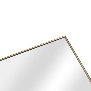 en.casa Standspiegel, »Barletta« Ganzkörperspiegel 150x35 cm Gold