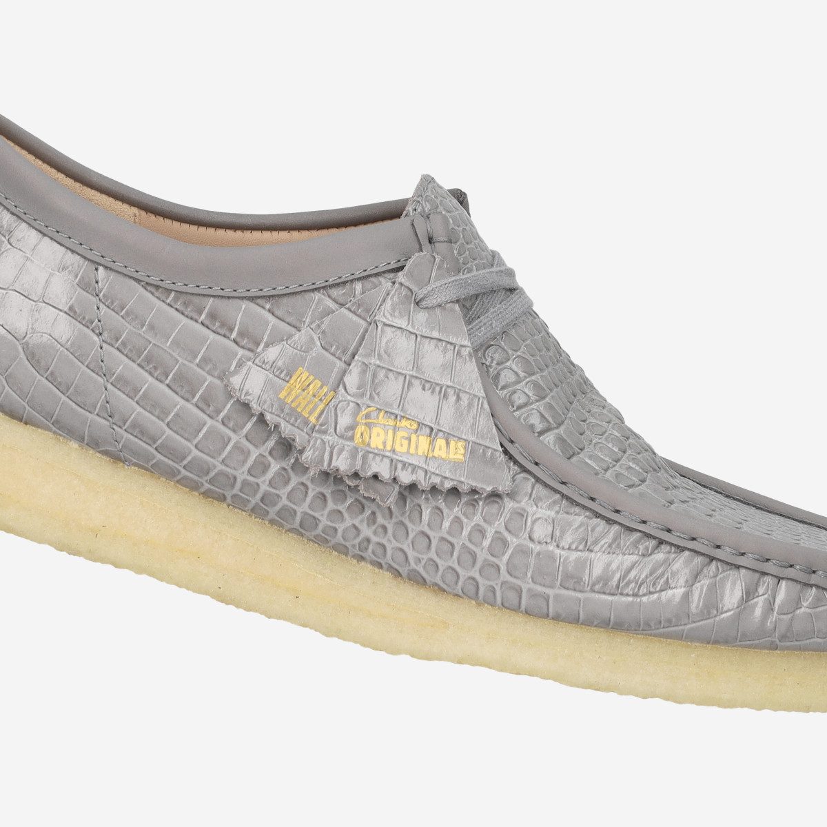 Clarks Clarks Wallabee 26176573 7, Schnürschuhe, Grau, Herren Schnürschuh