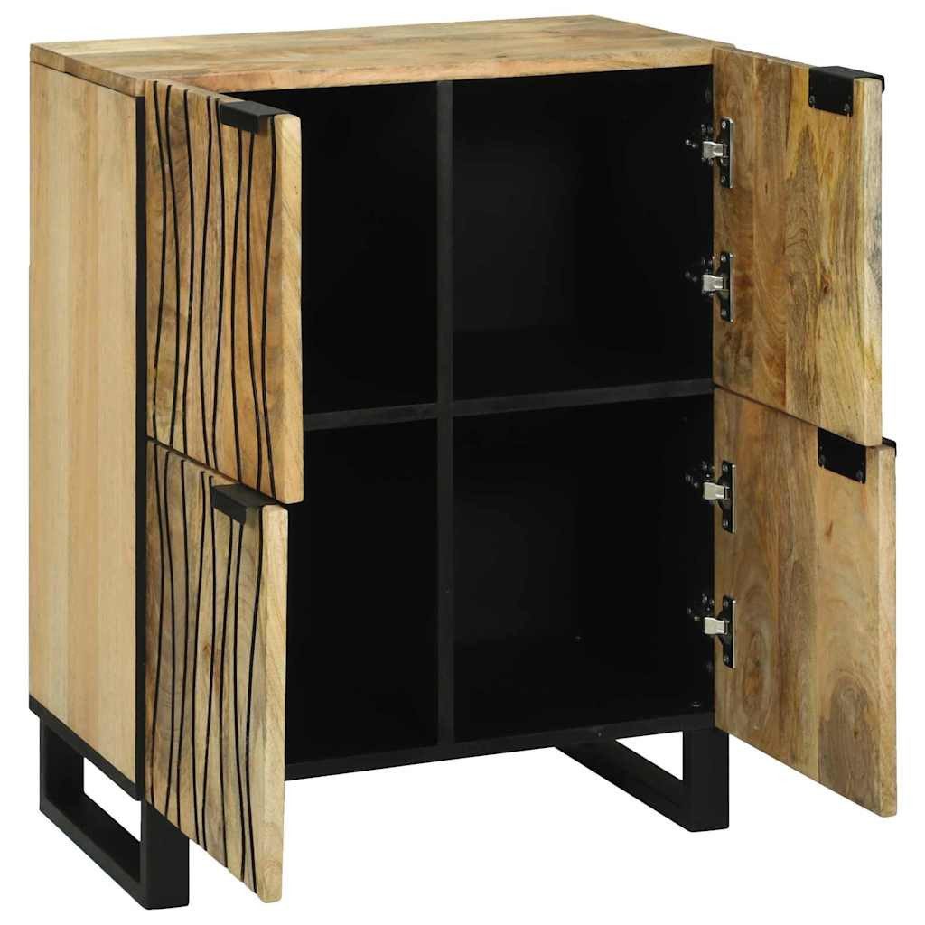 vidaXL Sideboard Sideboard Natur 60 x 33 x 75 cm massives holz (1 St)
