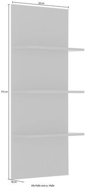 HELD MÖBEL Ablageregal »Brindisi«, 50 cm breit, viel Ablagefläche