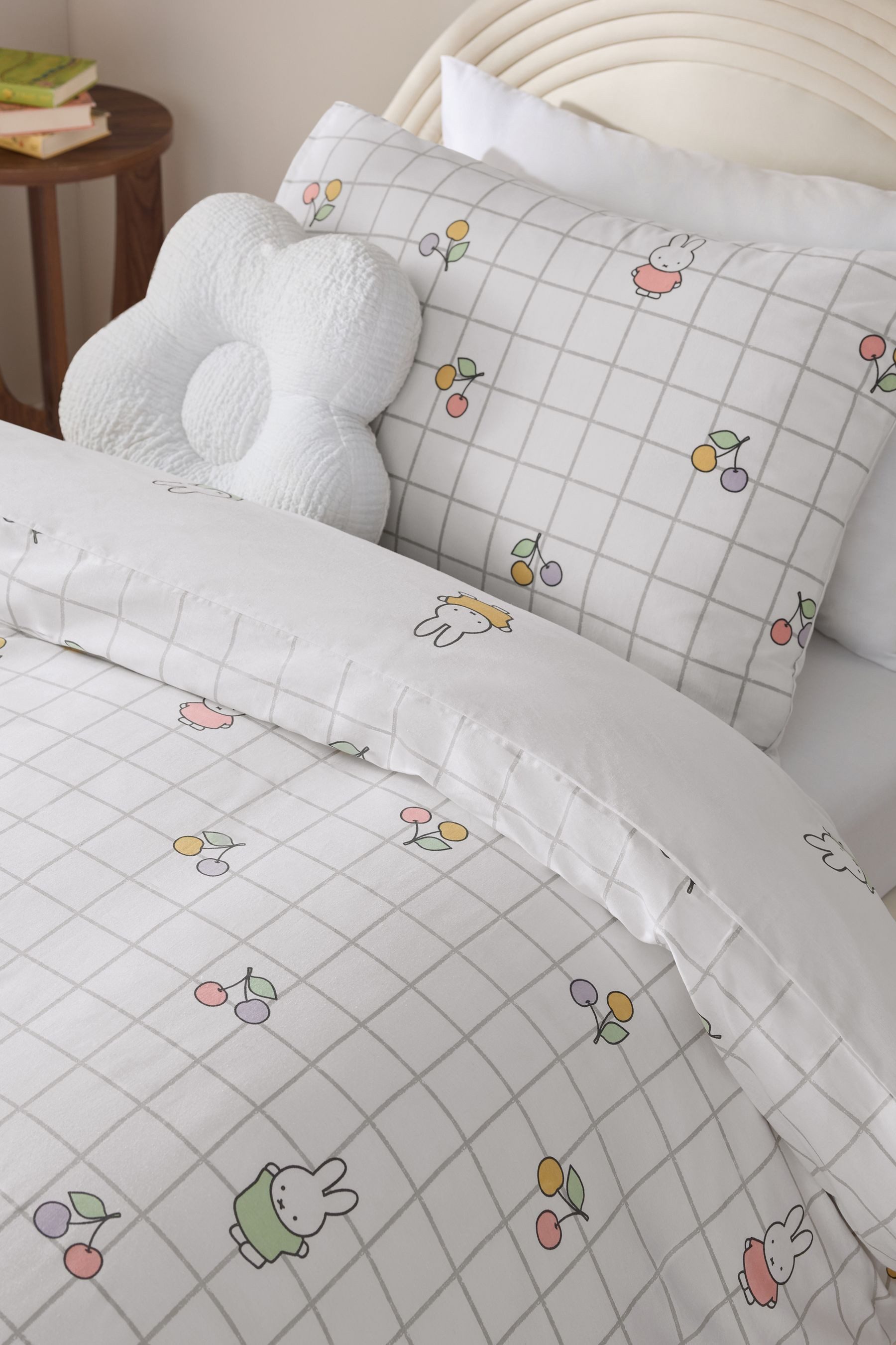 Next Bett-Set Miffy Bettbezug und Kissenbezug im Set, Bezug: Polyester, Baumwolle