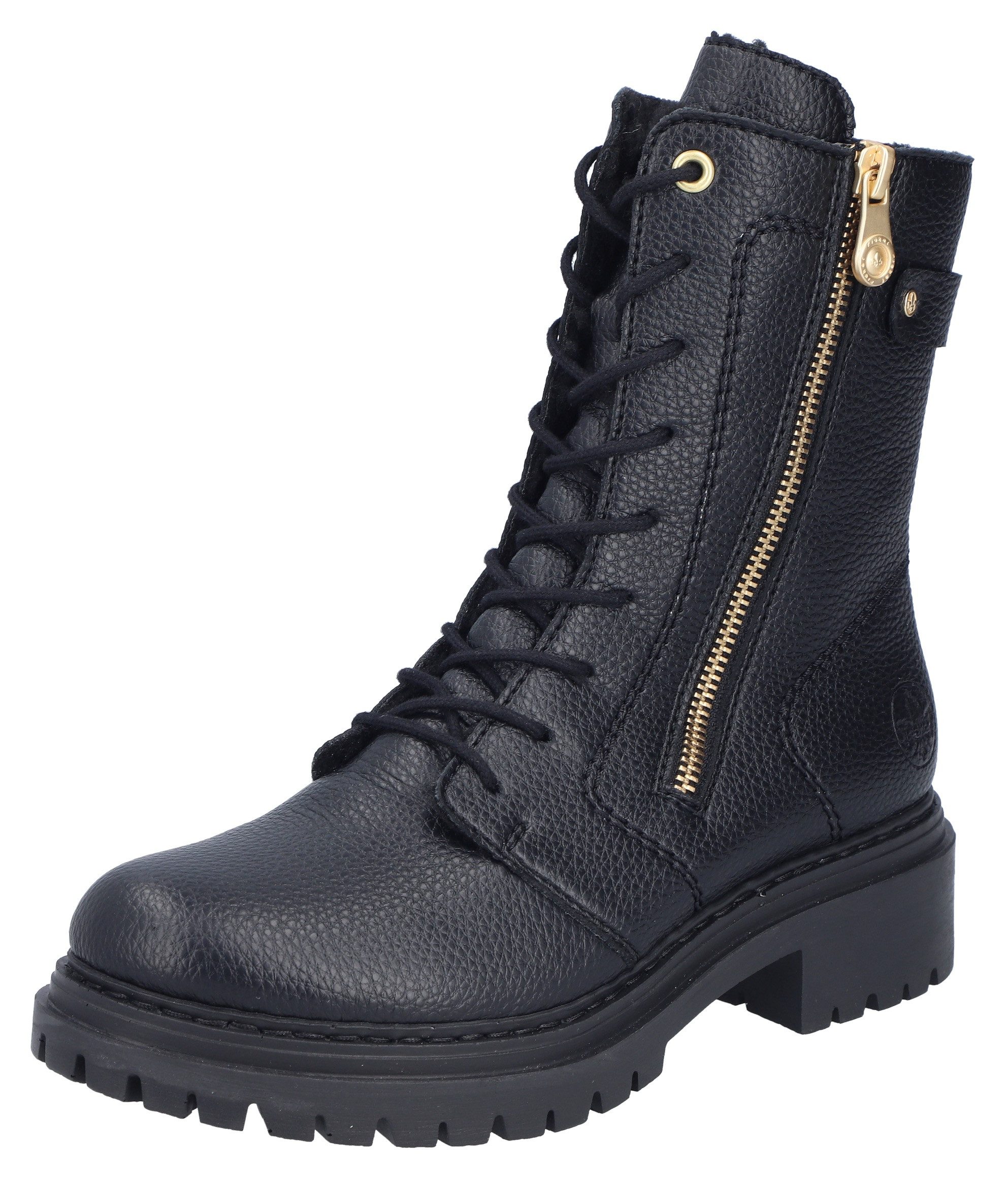 Rieker Winterstiefelette Schnürboots, Schnürstiefelette, Blockabsatz, mit günstig online kaufen