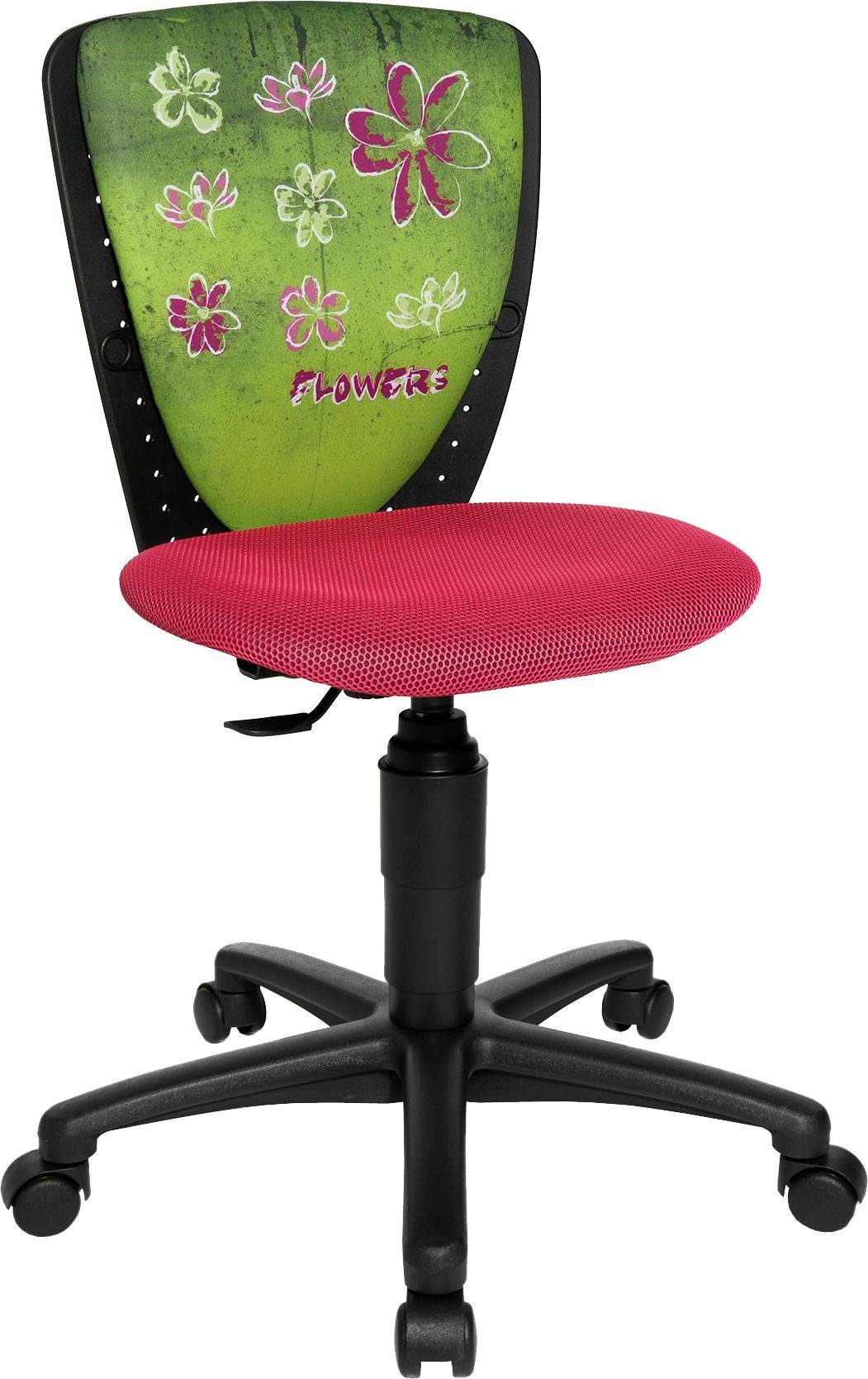 Motiv TOPSTAR pink Flowers Bürostuhl grün Nic /