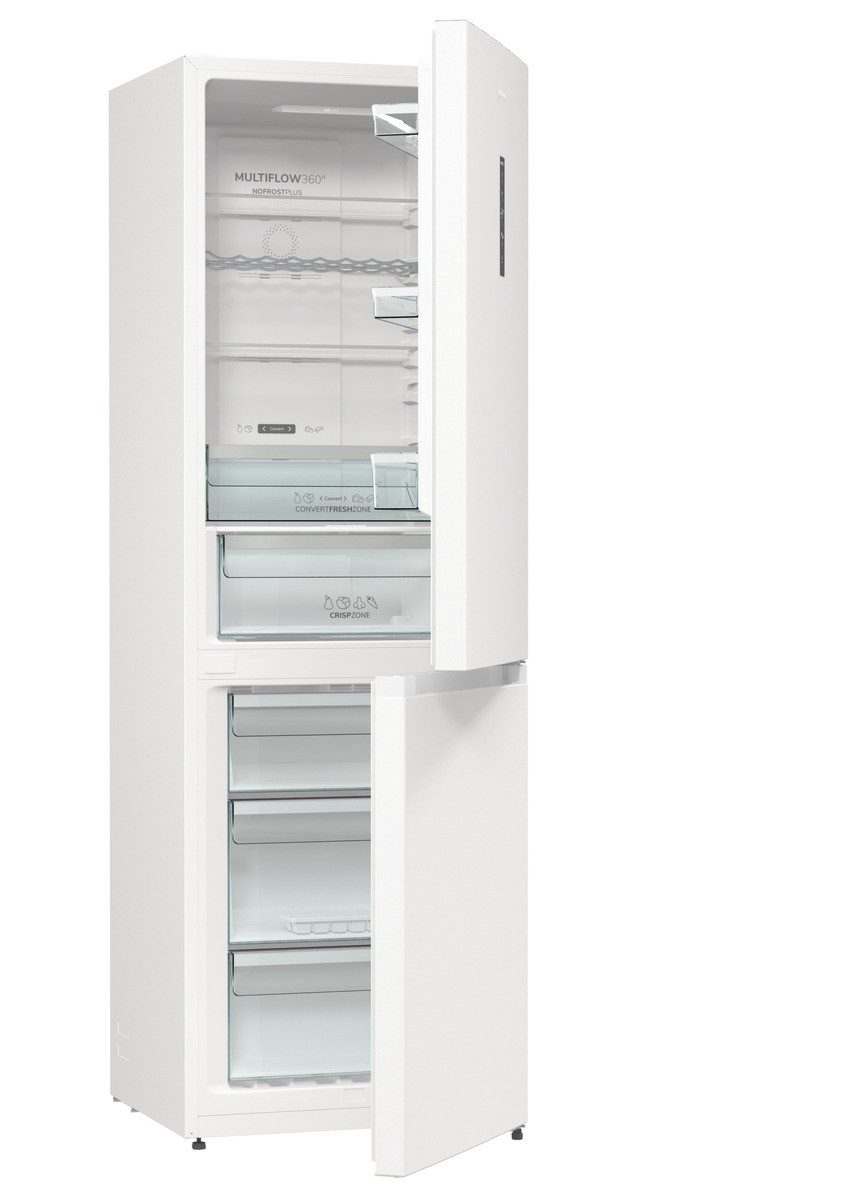 GORENJE Kühl-/Gefrierkombination NRK619C61W4OT, 185 cm hoch, 60 cm breit, AdaptTech - des Gerät passt sich Ihren Bediengewohnheiten an