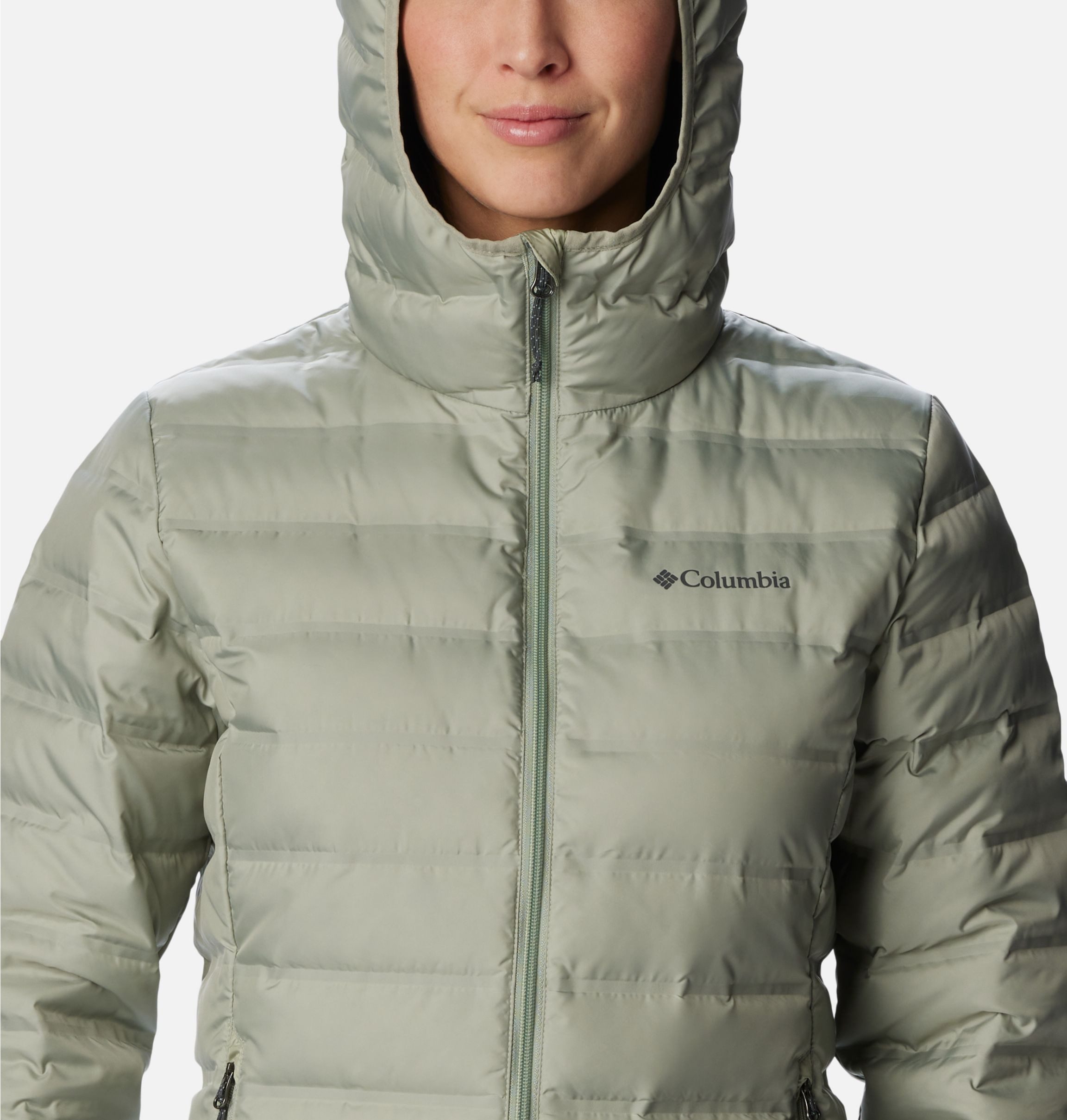 Columbia Daunenjacke Lake 22 II Down Hooded Jacket Übergangsjacke die Wasserabweisend ist