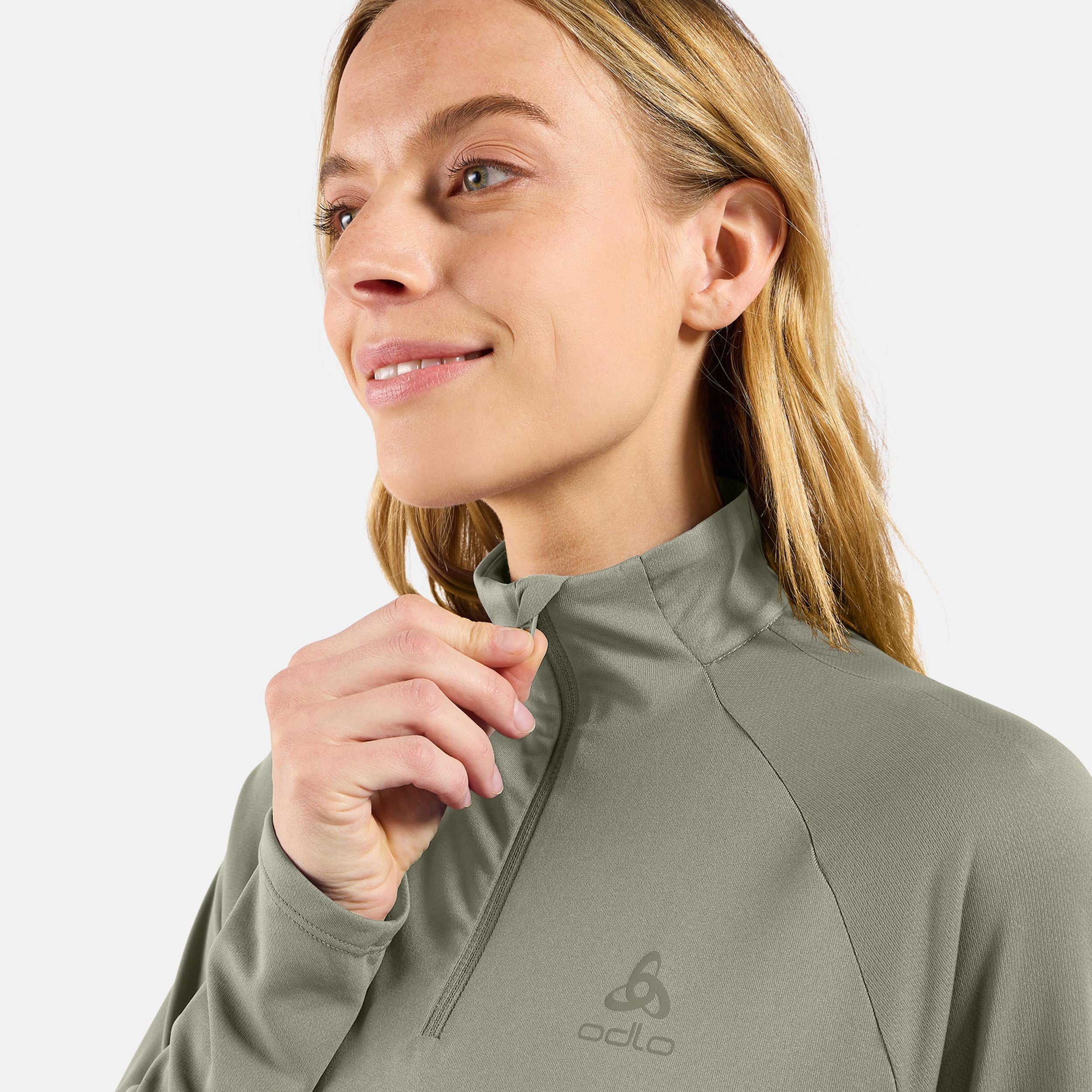 Odlo Laufshirt Essential Ceramiwarm 1/2 Zip