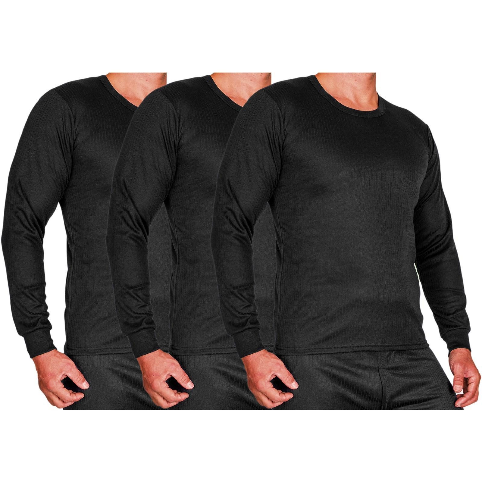 Thermounterhemd 3er Pack Thermo Unterhemden Unterwäsche Thermounterwäsche Fleece
