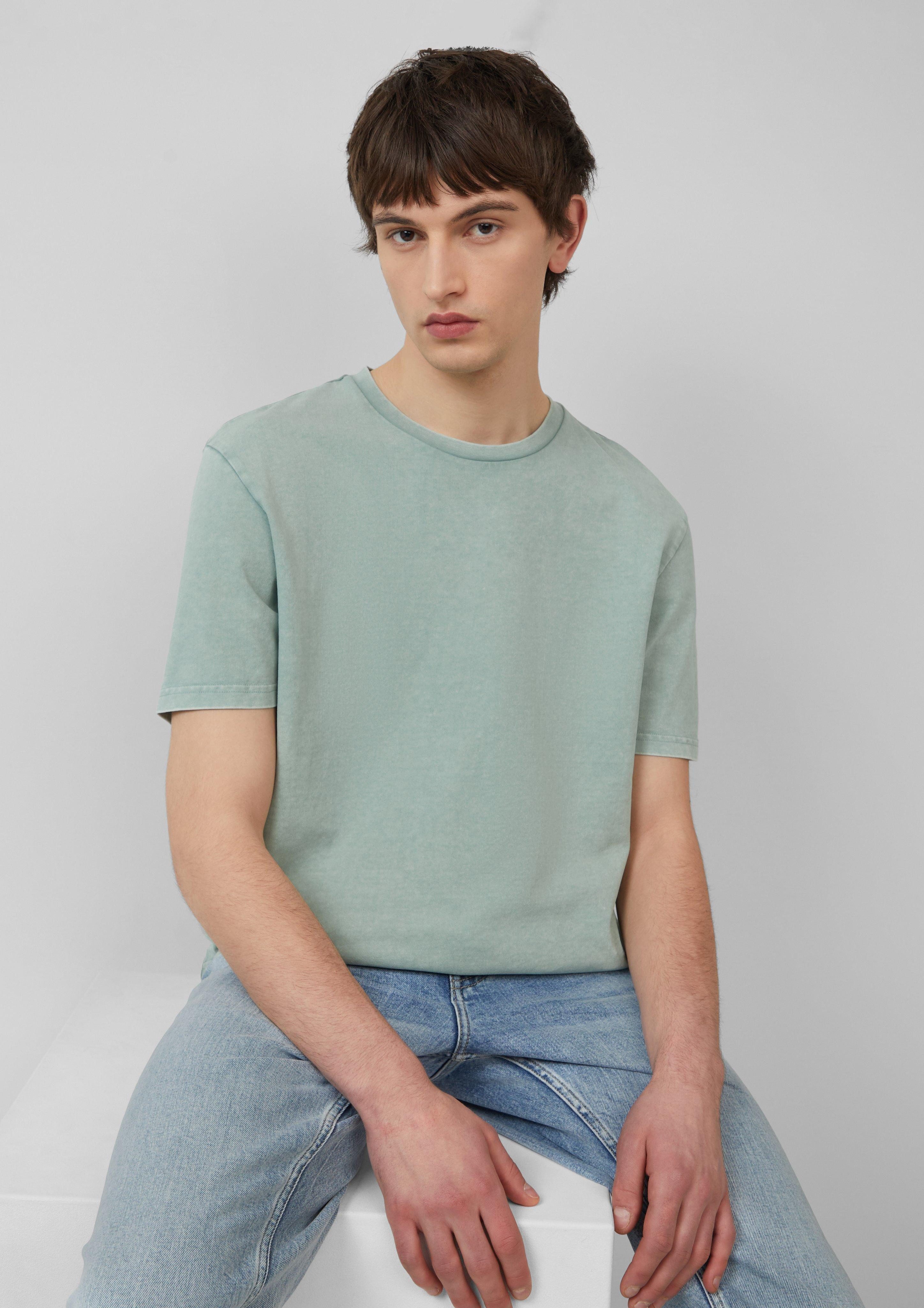 QS Kurzarmshirt Gewaschenes Basic-T-Shirt aus weichem günstig online kaufen