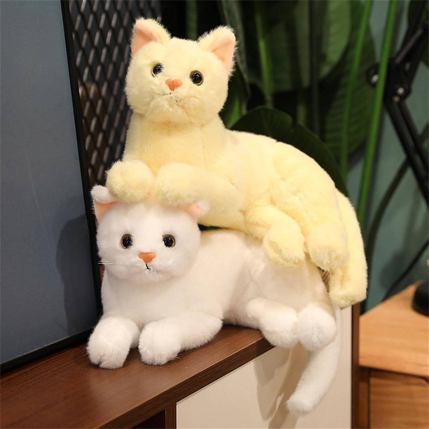 LuxusKollektion Kuscheltier Kuscheltier Katze Plüsch Lebensecht 30cm 29cm Schwarze Streifen